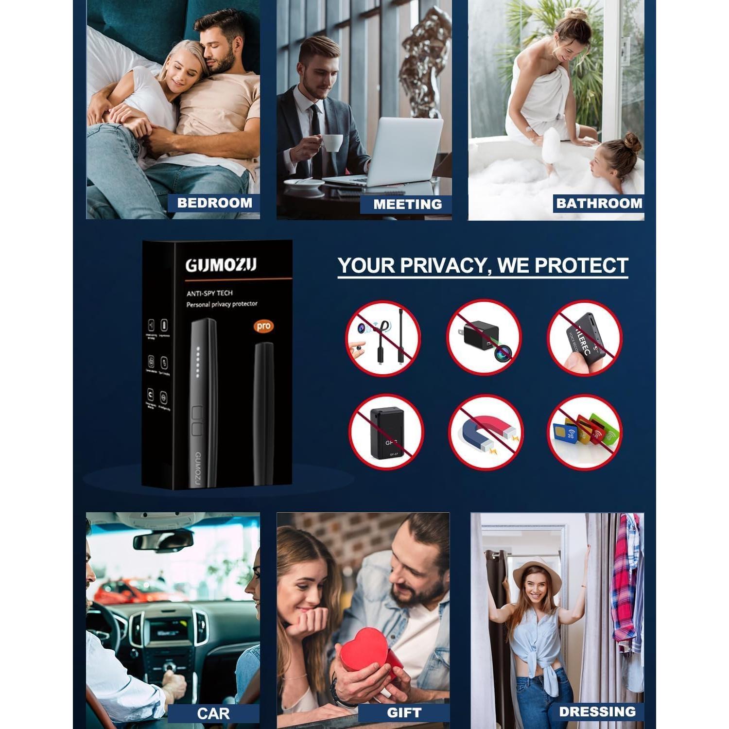 Detector de cámaras ocultas JAXTIN G9 Pro - Alarma y Vibración