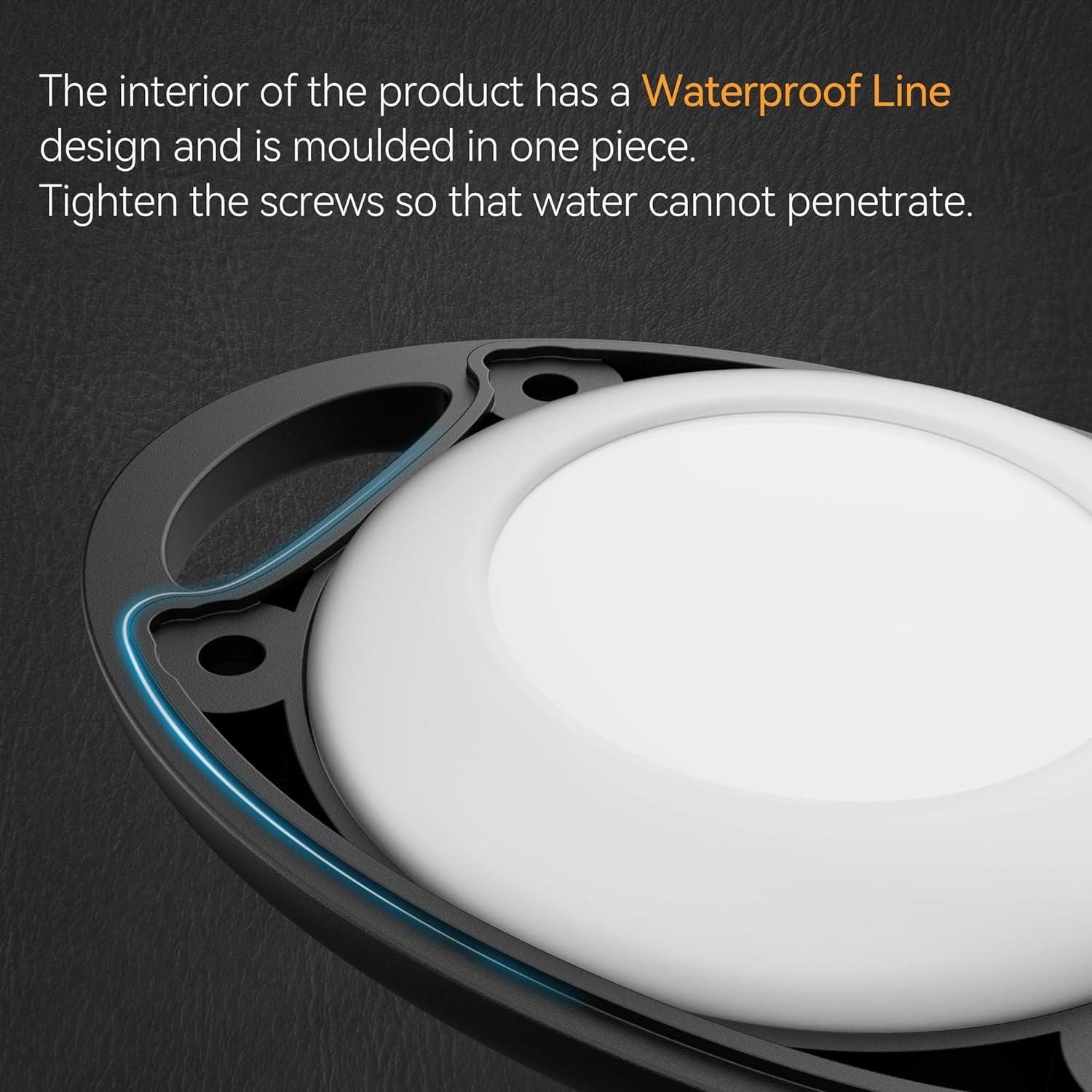 Soporte para llavero AirTag CITYWAY 4 Pack Impermeable IPX8