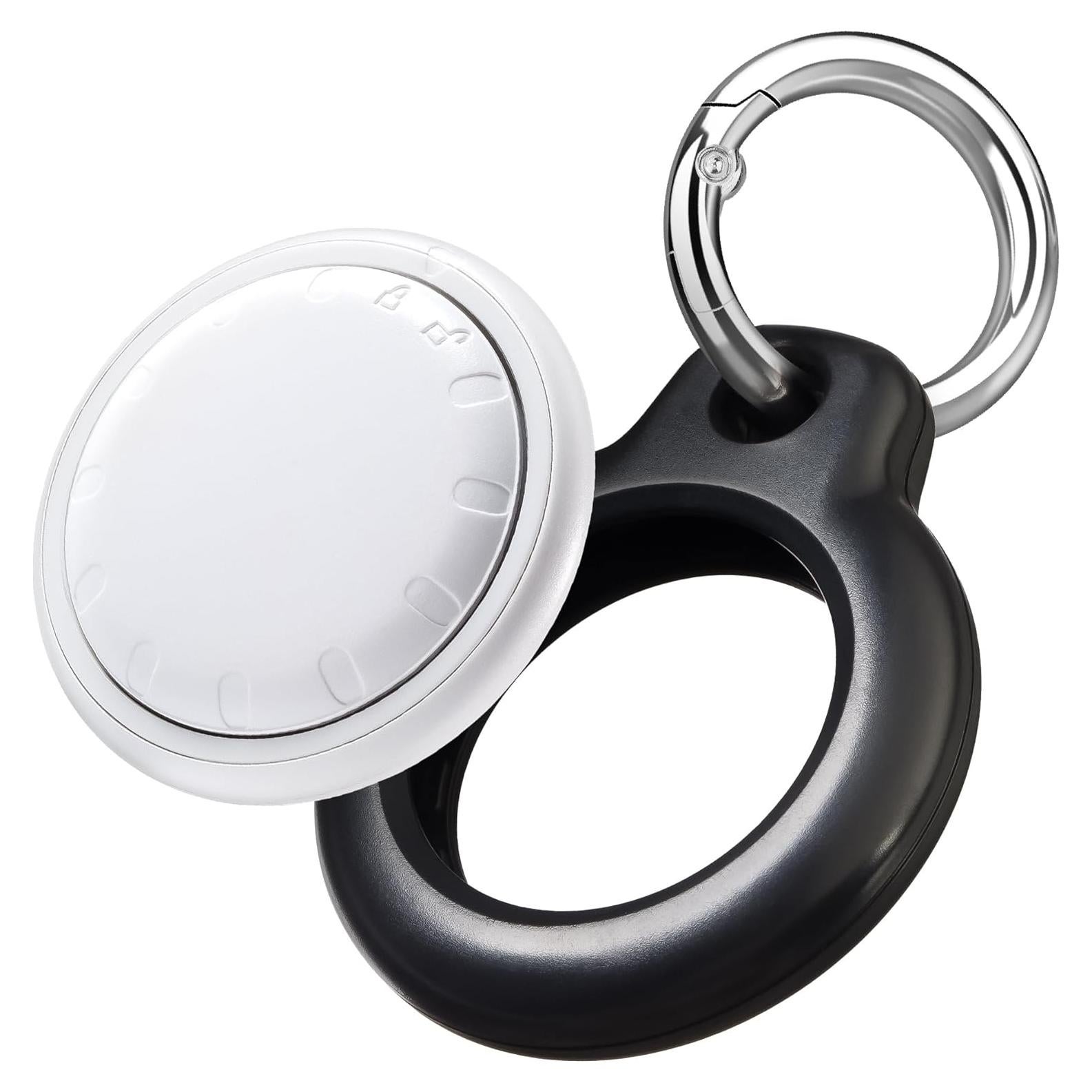 Rastreador Antipérdida Spotelo Air Tag Negro con Soporte