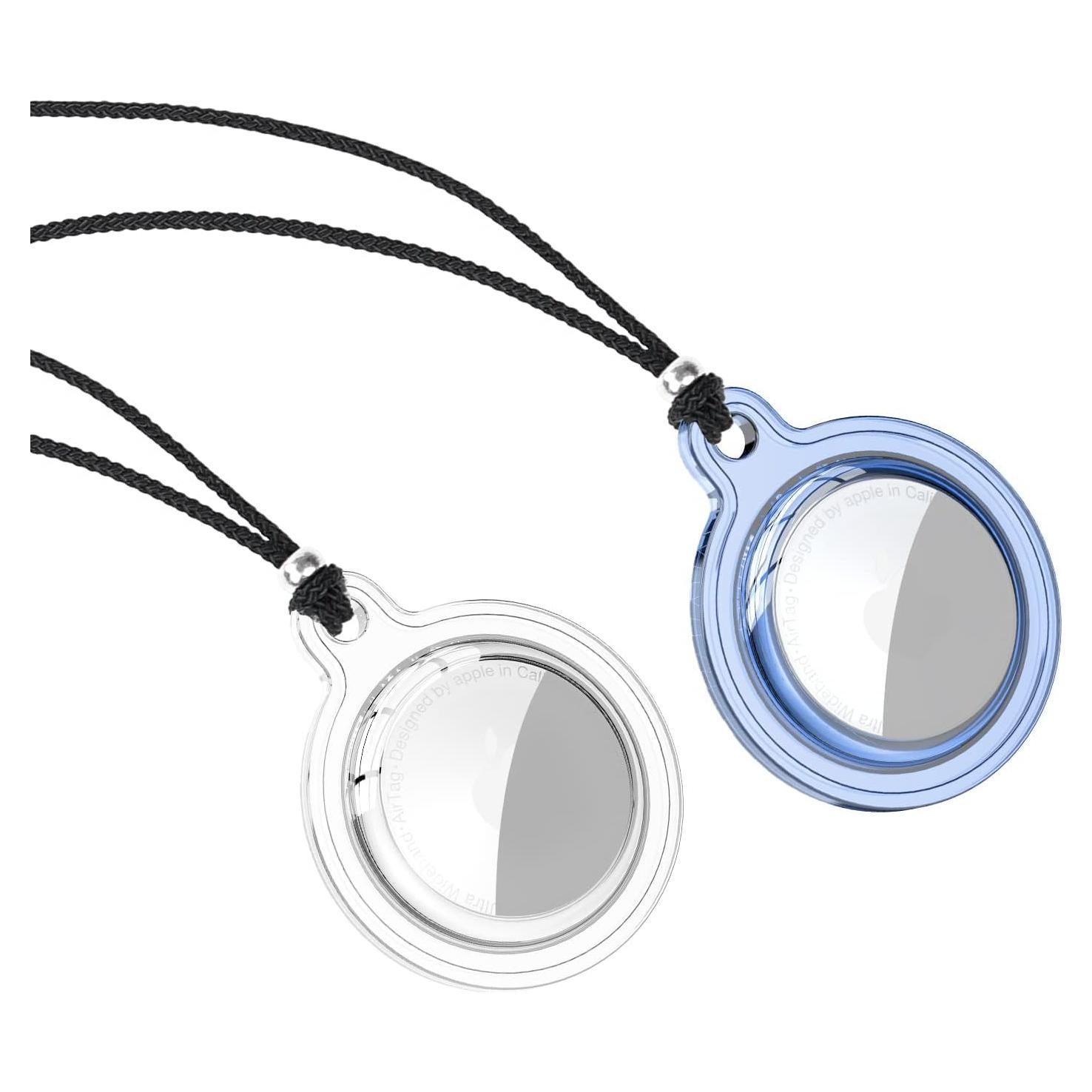 Collar Airtag para Niños Yoleaf, Silicona Impermeable 2 Pzs