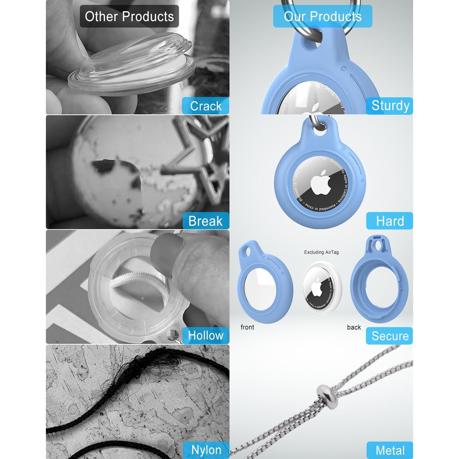 Collar Impermeable para Airtag DEERLET Ajustable 75cm