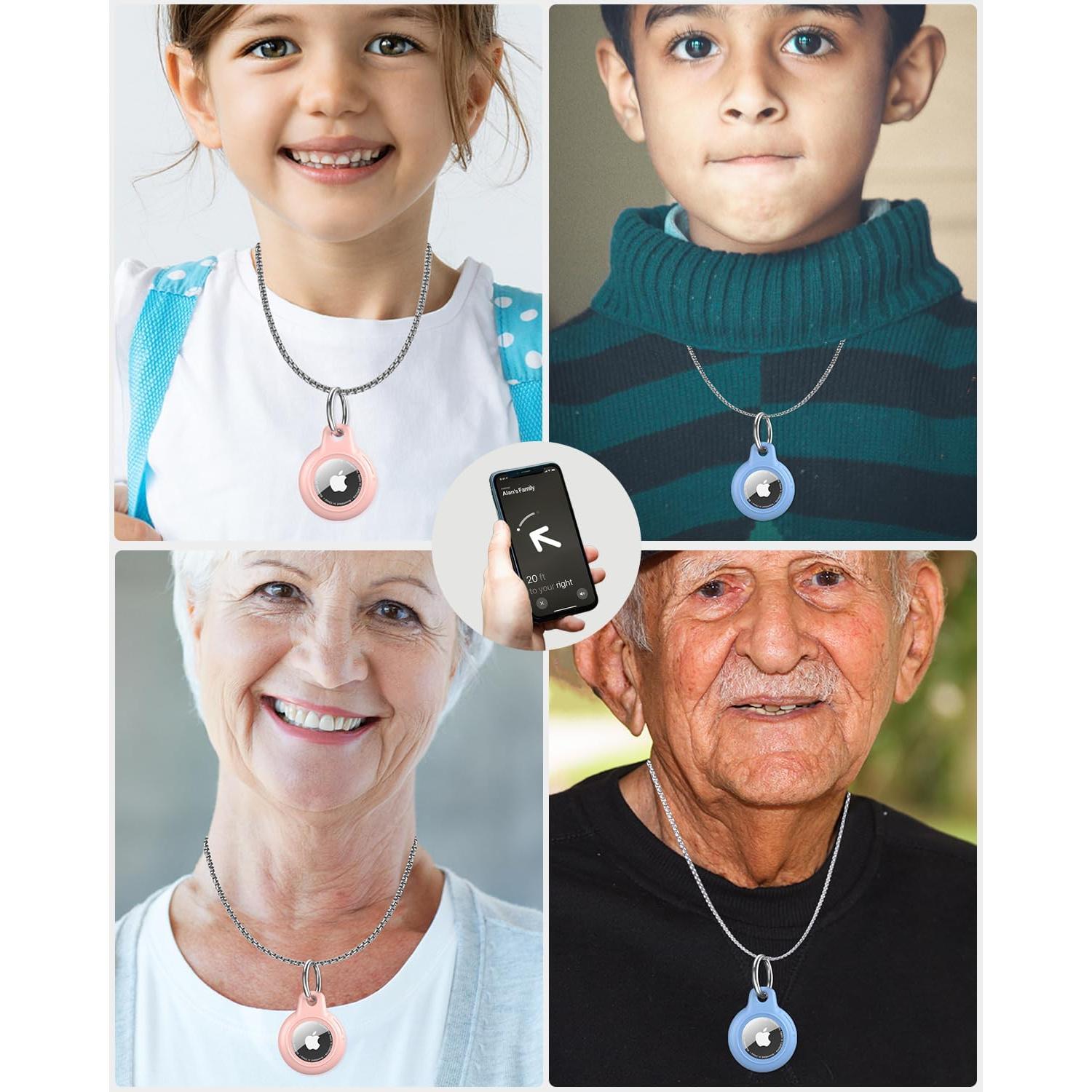 Collar Impermeable para Airtag DEERLET Ajustable 75cm