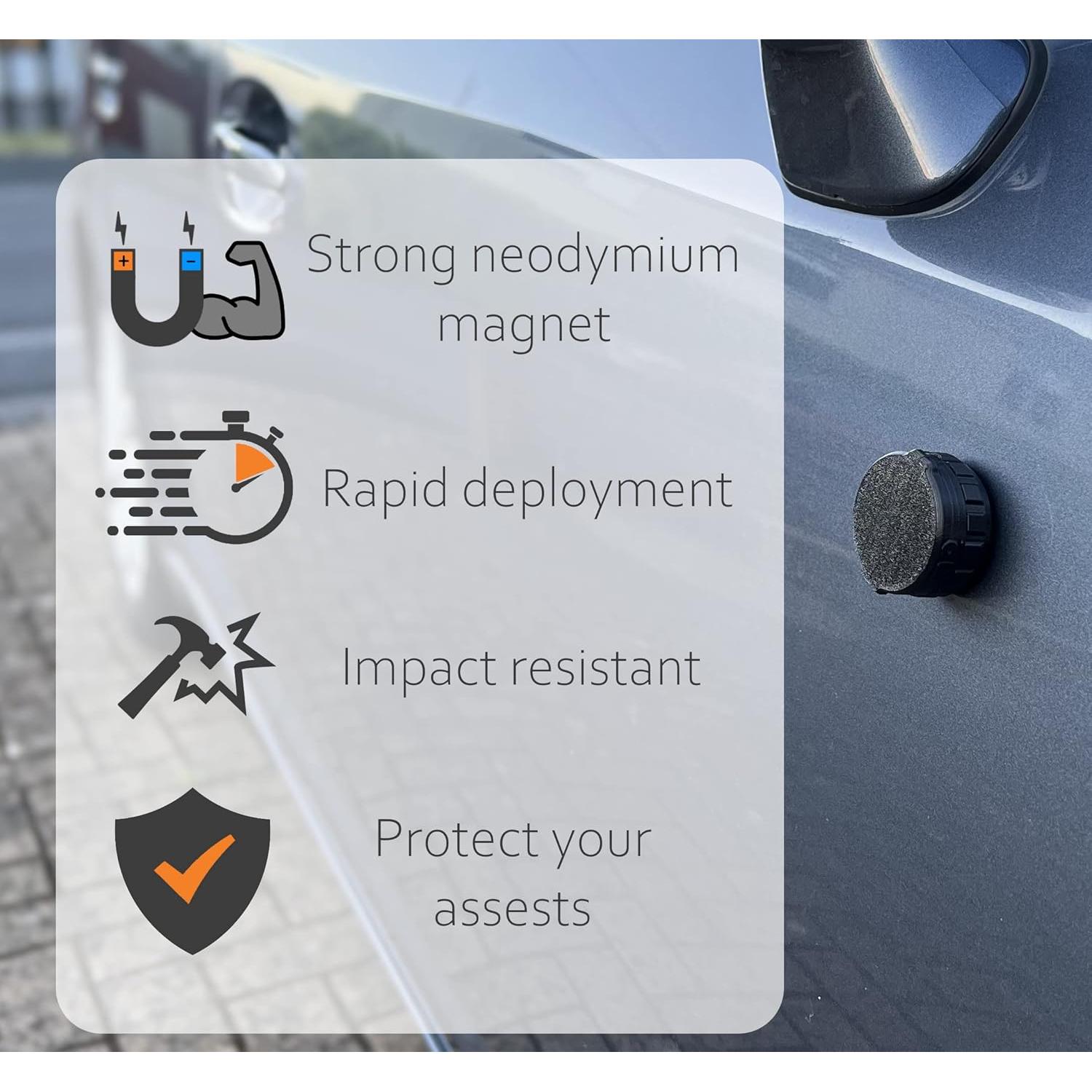 Funda Magnética Neodimio Mars Outpost para AirTag x4