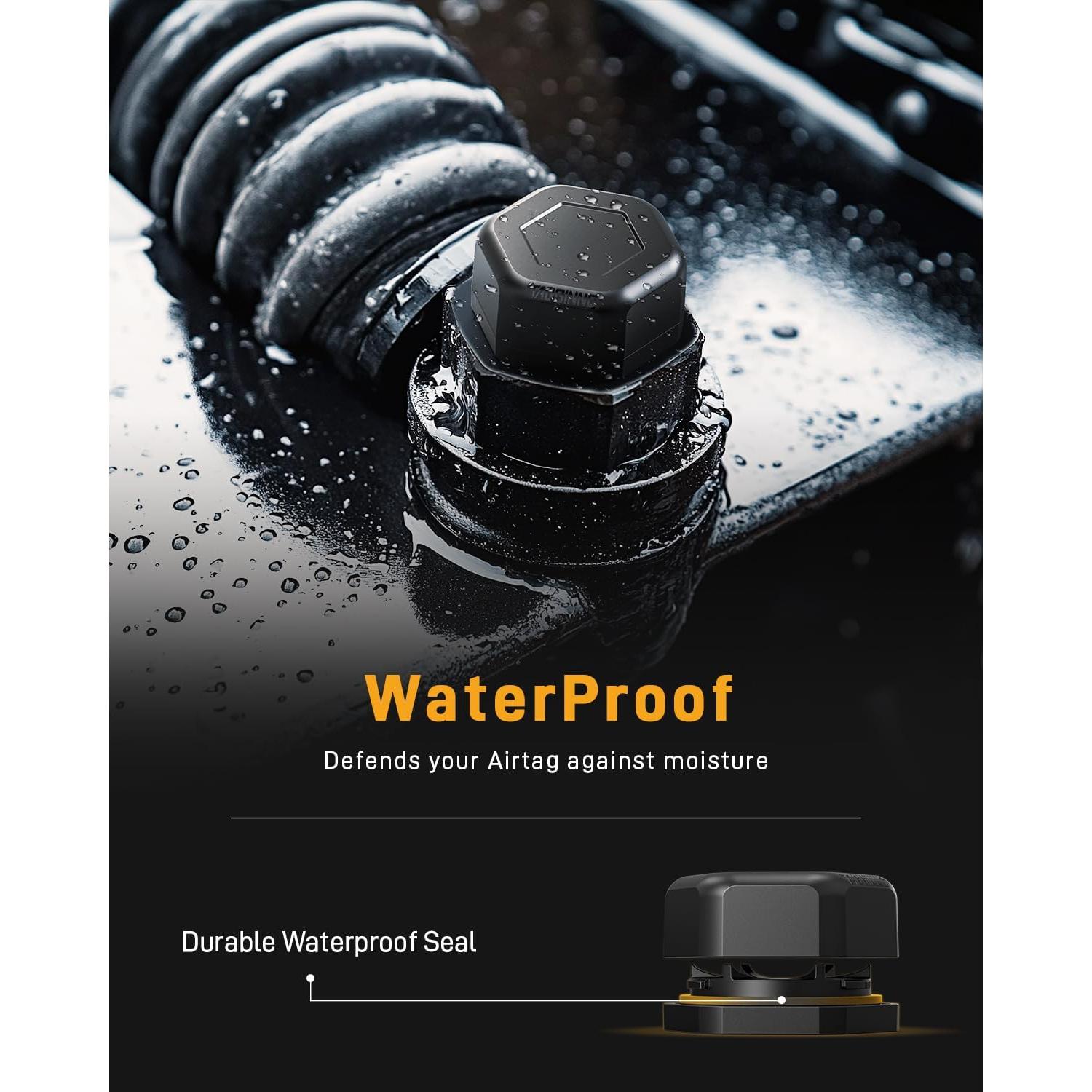 Paquete de 4 Fundas Magnéticas Tagginnc para AirTag - Impermeables