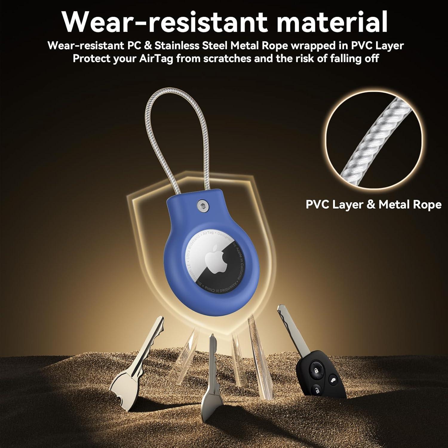 Funda de Silicona Vancle para Apple AirTag - 2 Paquetes