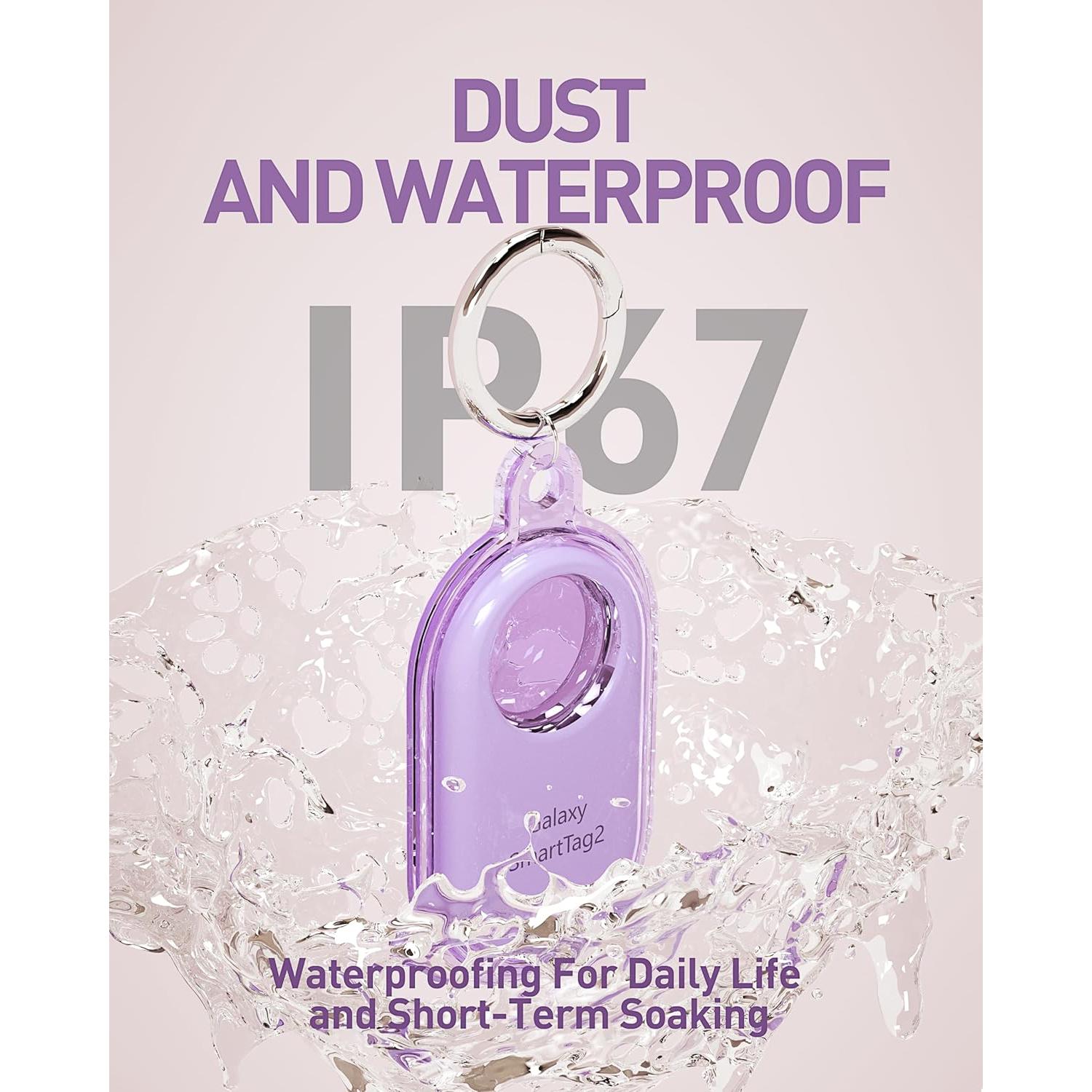 Paquete de 4 fundas impermeables para Samsung Galaxy Smart Tag 2