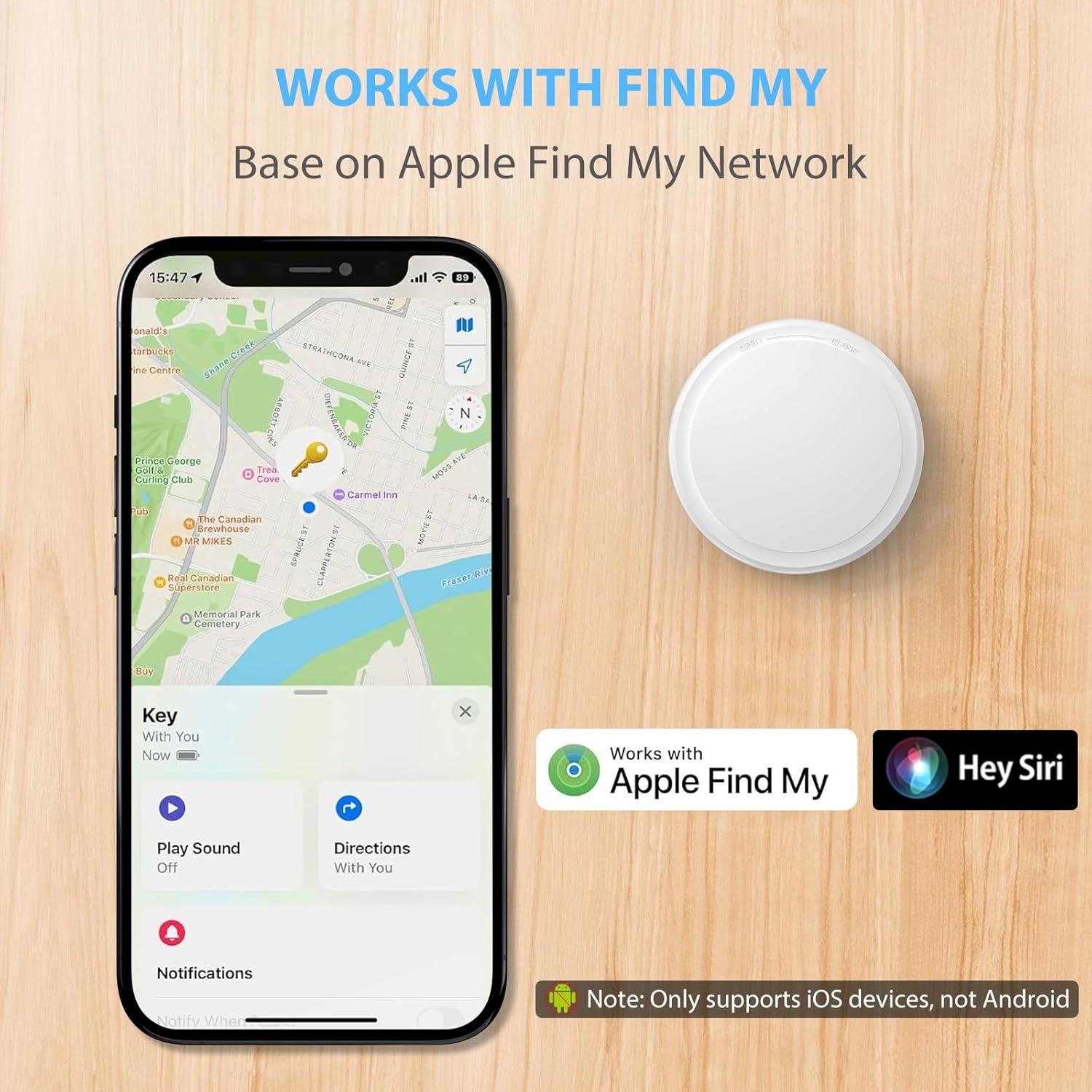 Etiquetas de Rastreo RayCue - 4 Localizadores Bluetooth IPX7