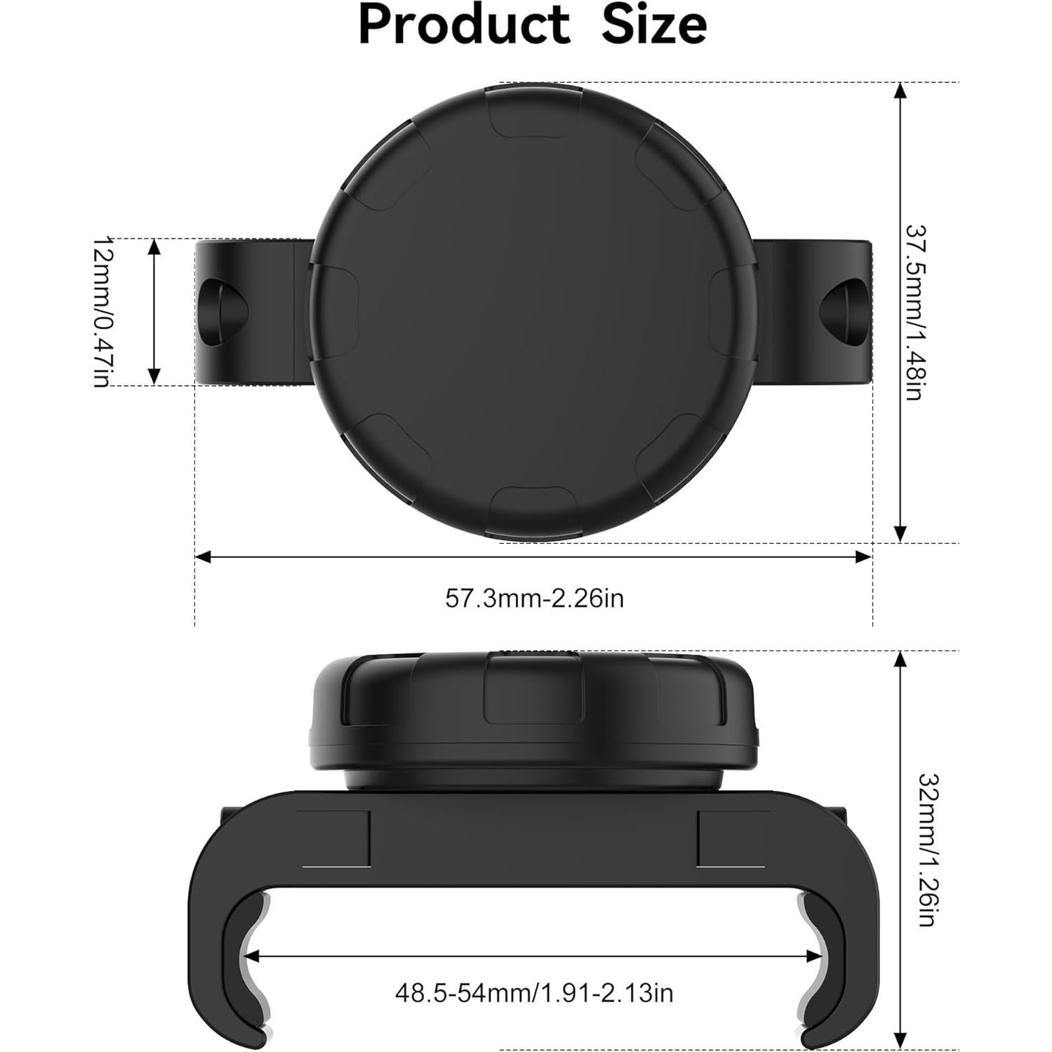 Soporte Oculto para AirTag DLENP Impermeable para Bicicleta