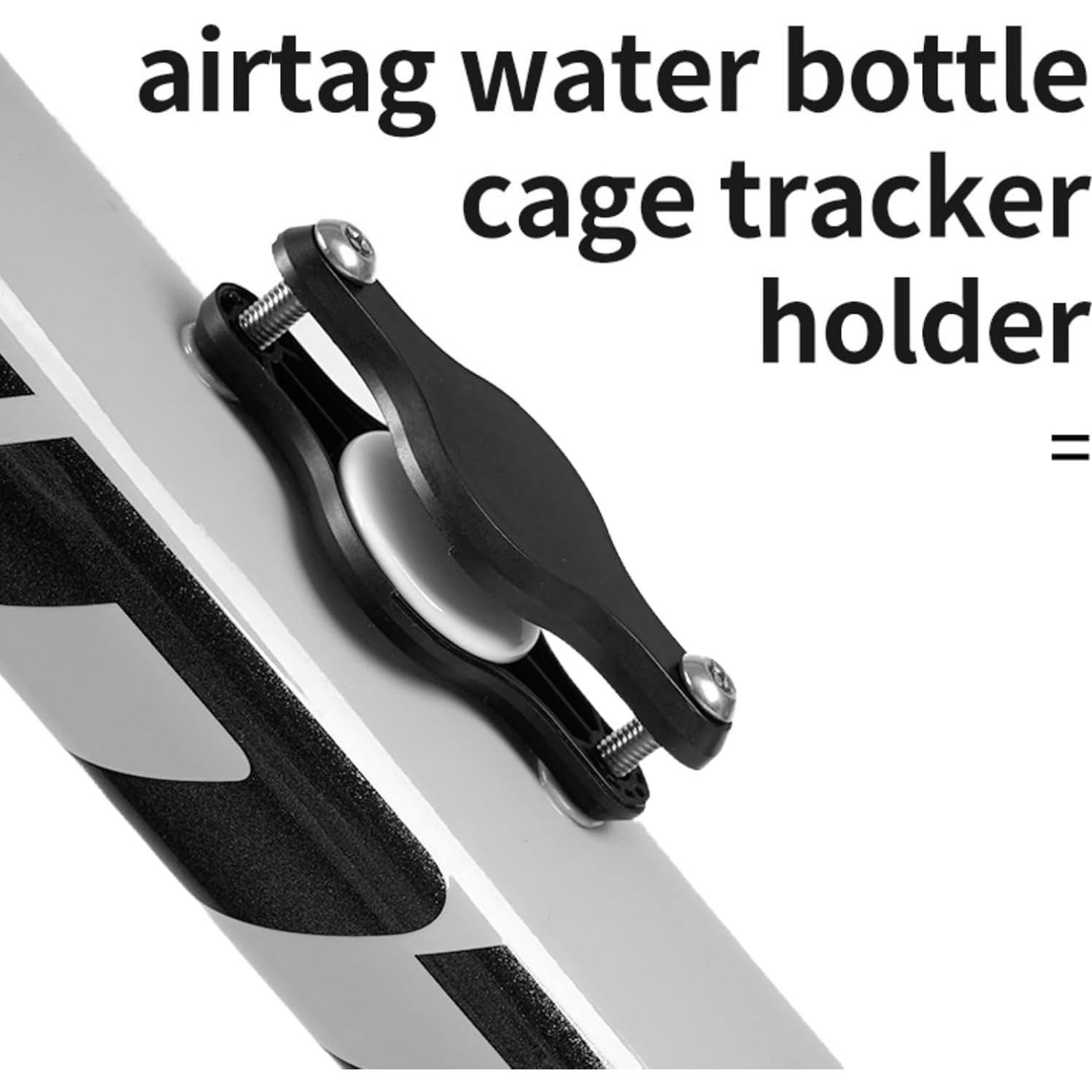 Soporte para Air Tag NELboNs bicicleta impermeable negro