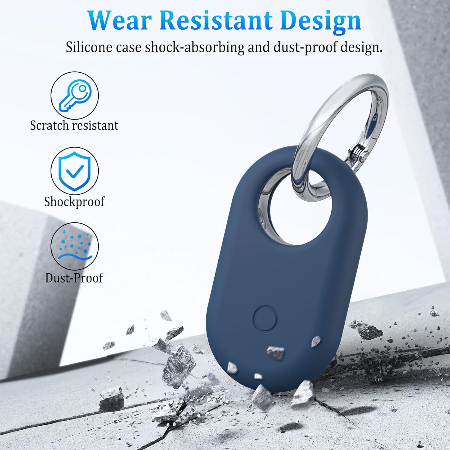 Funda Protectora de Silicona Vancle para Galaxy SmartTag2 4 Pack