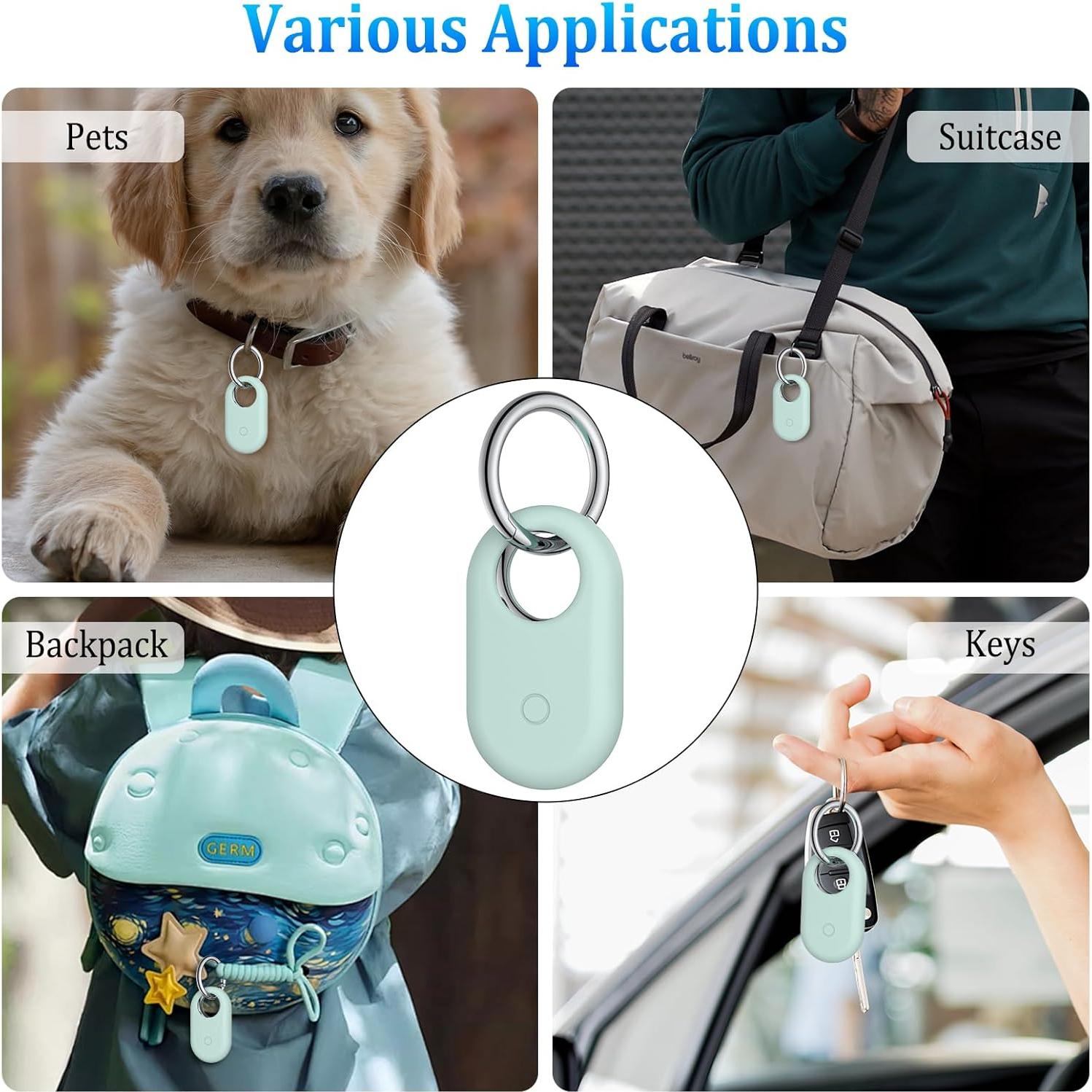 Funda Protectora de Silicona Vancle para Galaxy SmartTag2 4 Pack