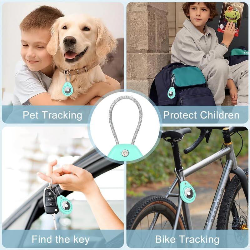 Soporte Impermeable MCTOPZO para Airtag - Verde Menta