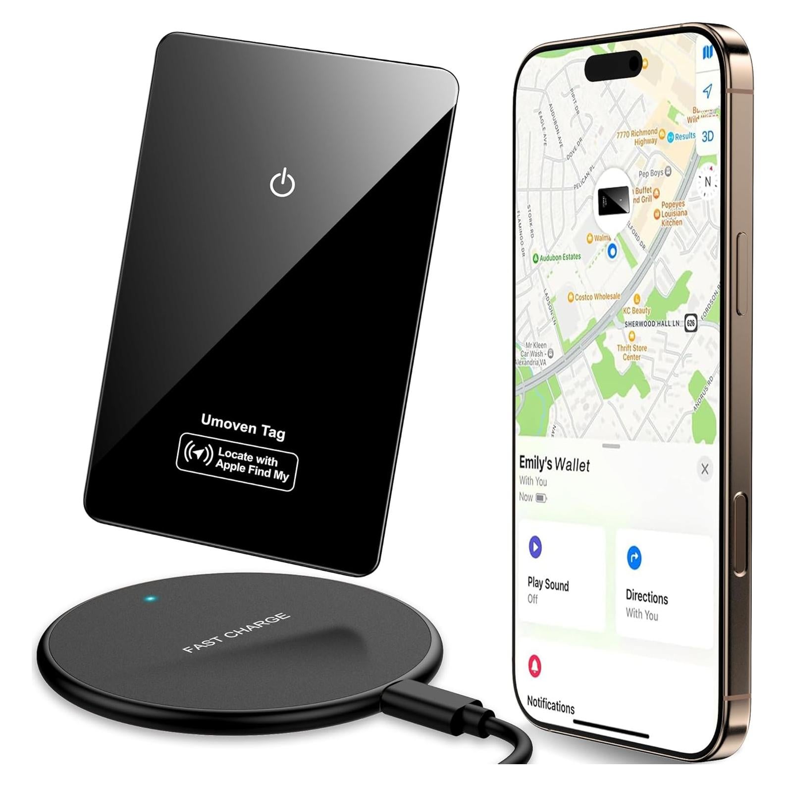 Localizador de Cartera UMOVEN para iOS - Delgado e Impermeable