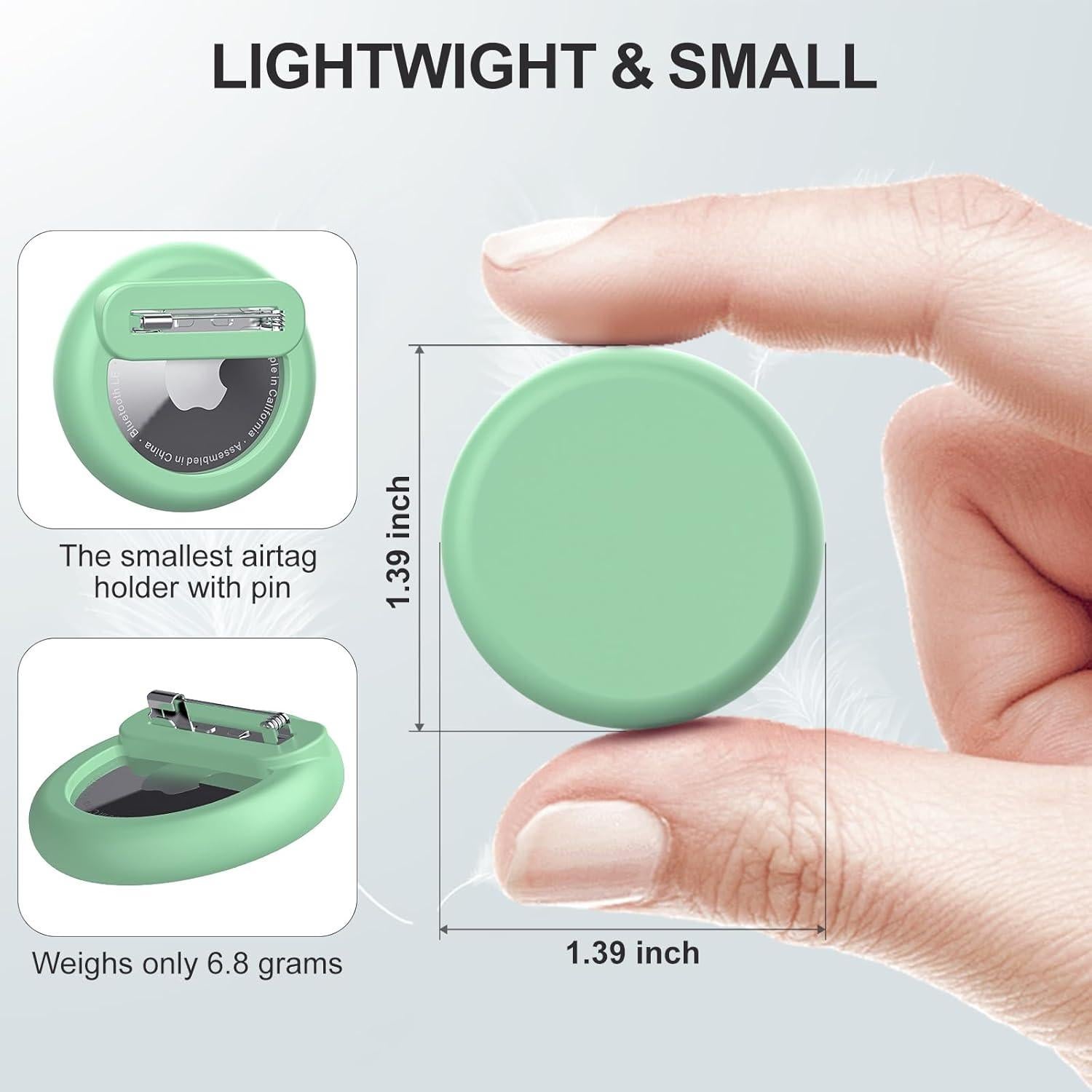 Soporte Oculto para AirTag de Apple - 4 Paquetes Silicona Niños