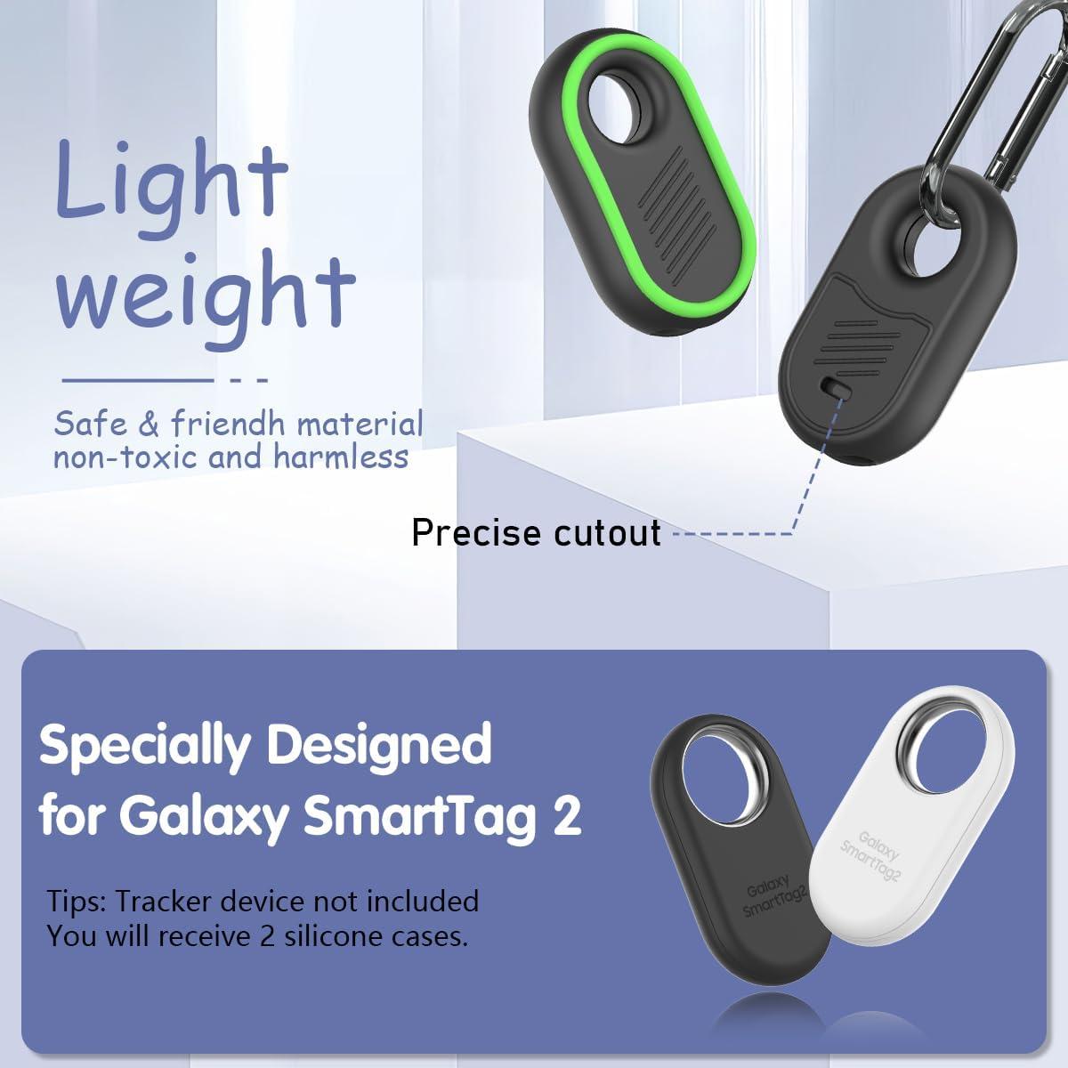 Funda de Silicona para Samsung Galaxy SmartTag2 - Paquete de 2