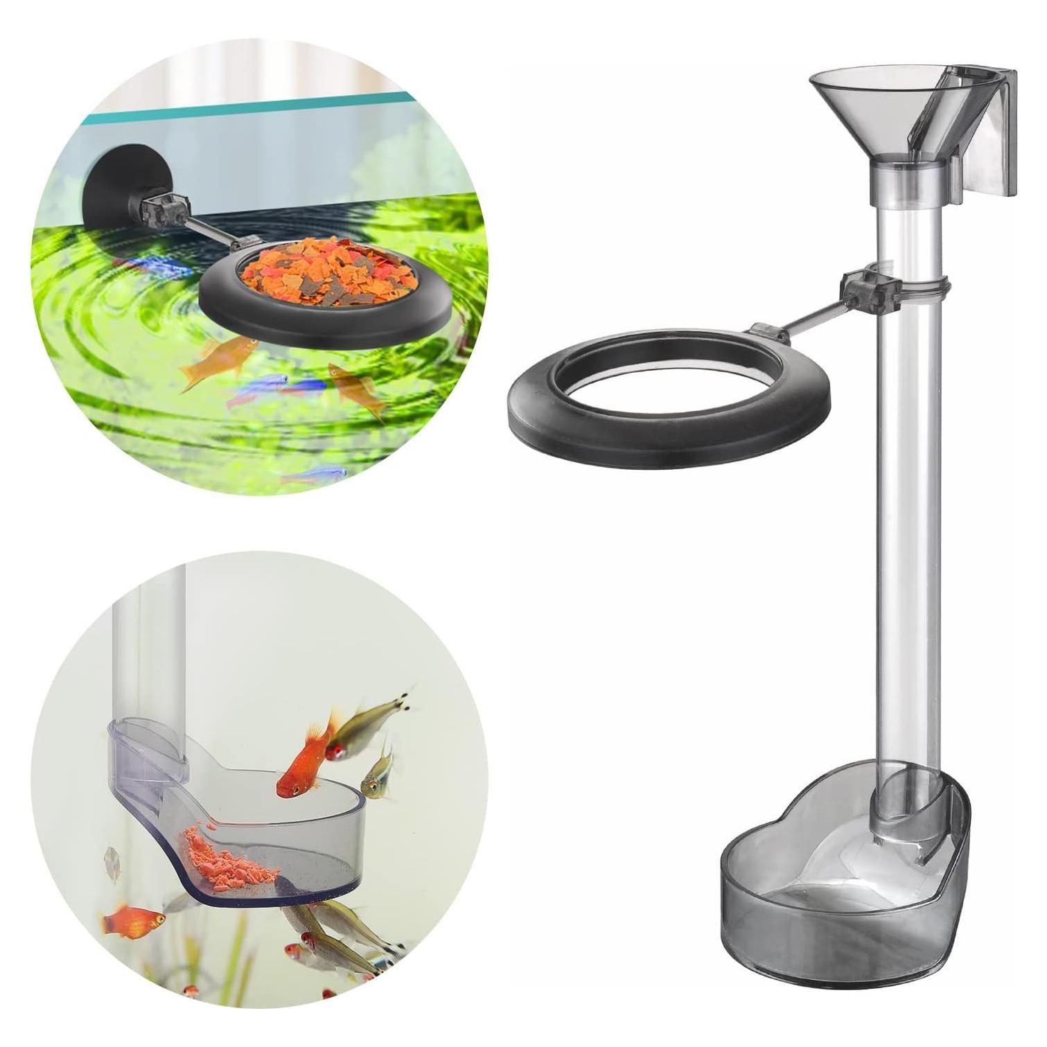 Juego de Alimentación para Camarones UPETTOOLS, Tubo y Anillo