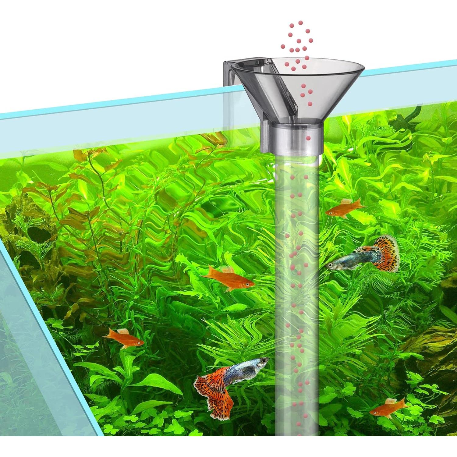 Juego de Alimentación para Camarones UPETTOOLS, Tubo y Anillo