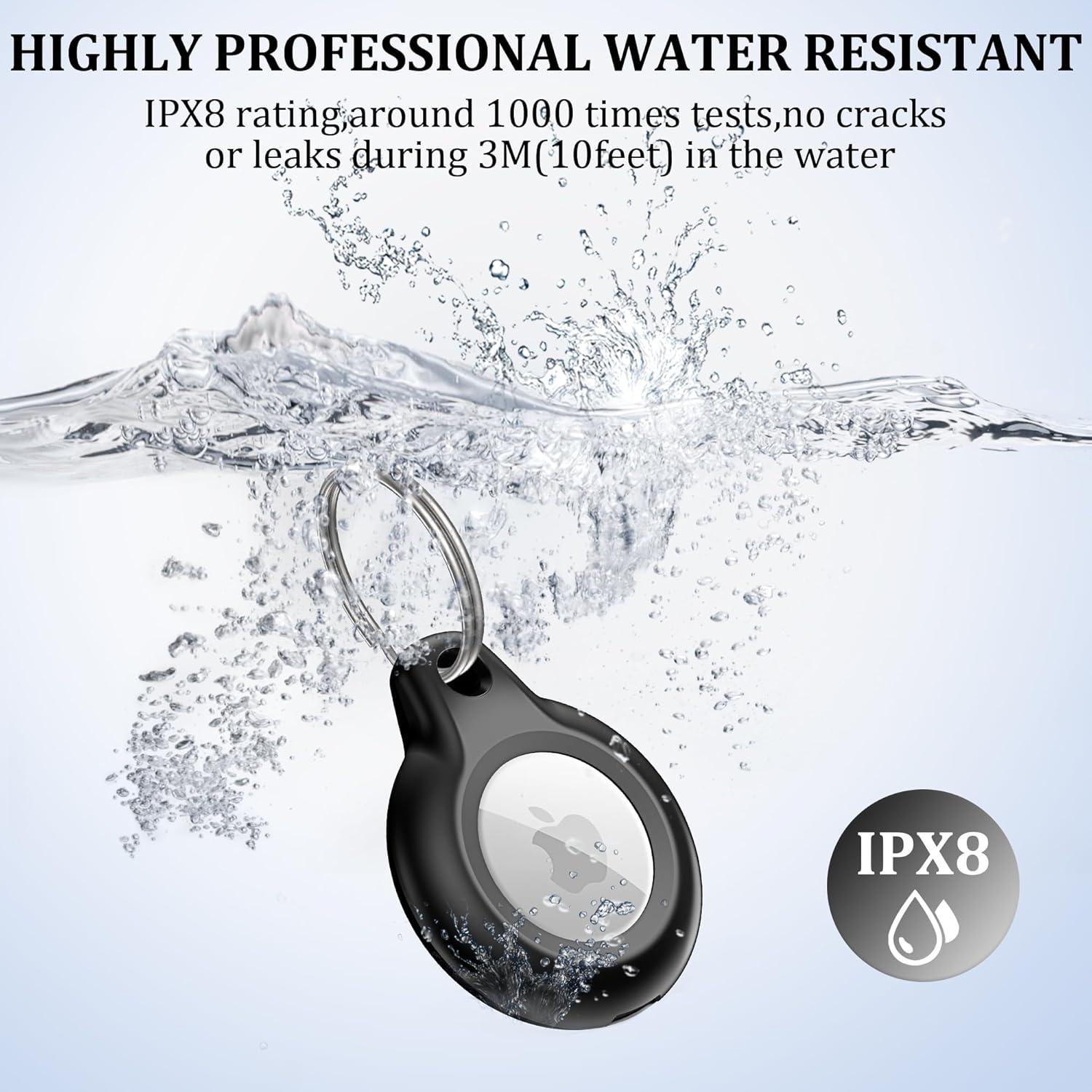 Paquete 2 llaveros impermeables IPX8 MOZOTER para AirTag
