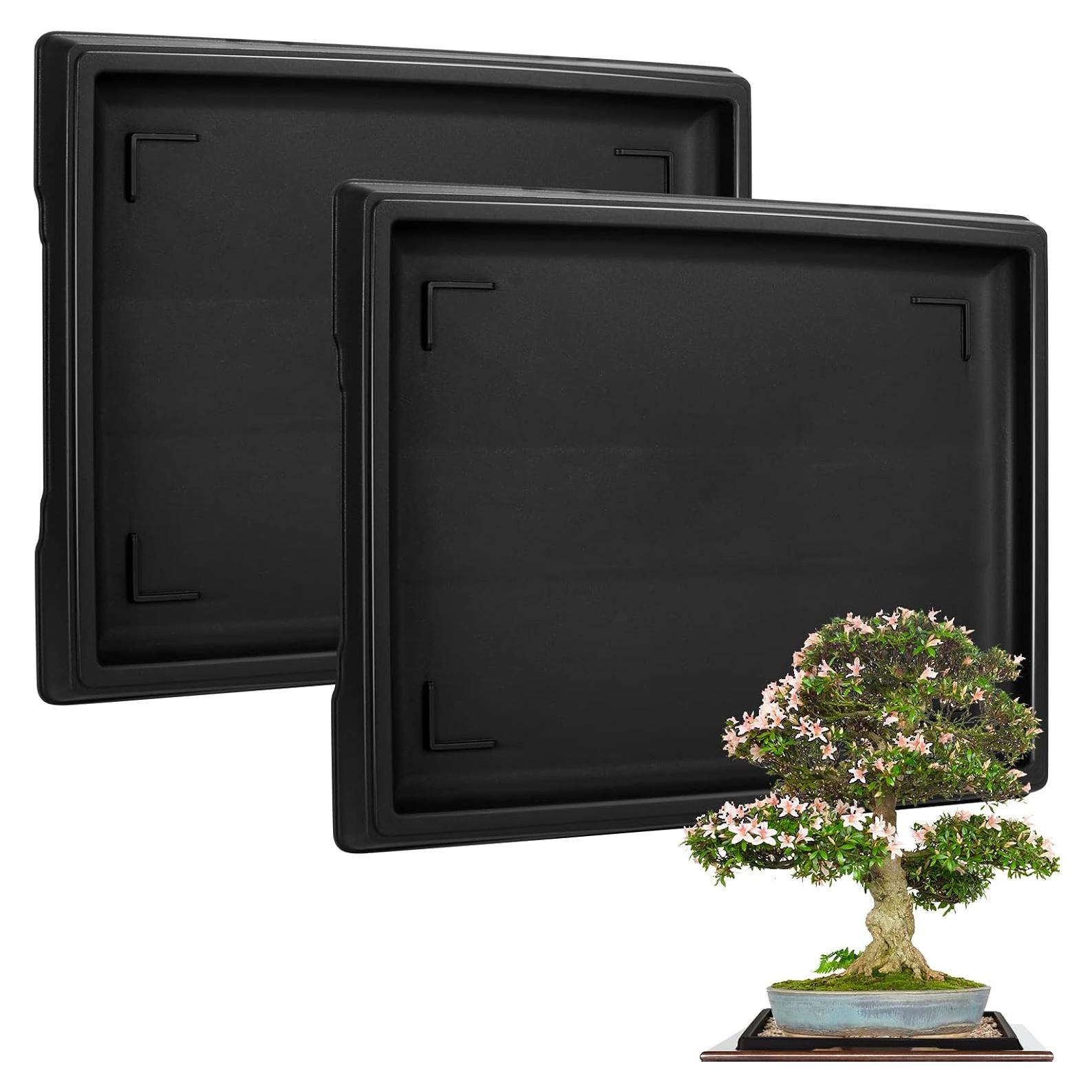 Bandeja de Humedad Pinkunn para Bonsai 39.8x33 cm 2 Pcs