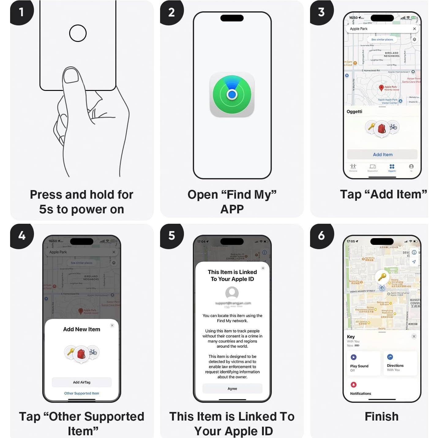 Rastreador de Cartera iVANKY FusionFinder Bluetooth 5.2