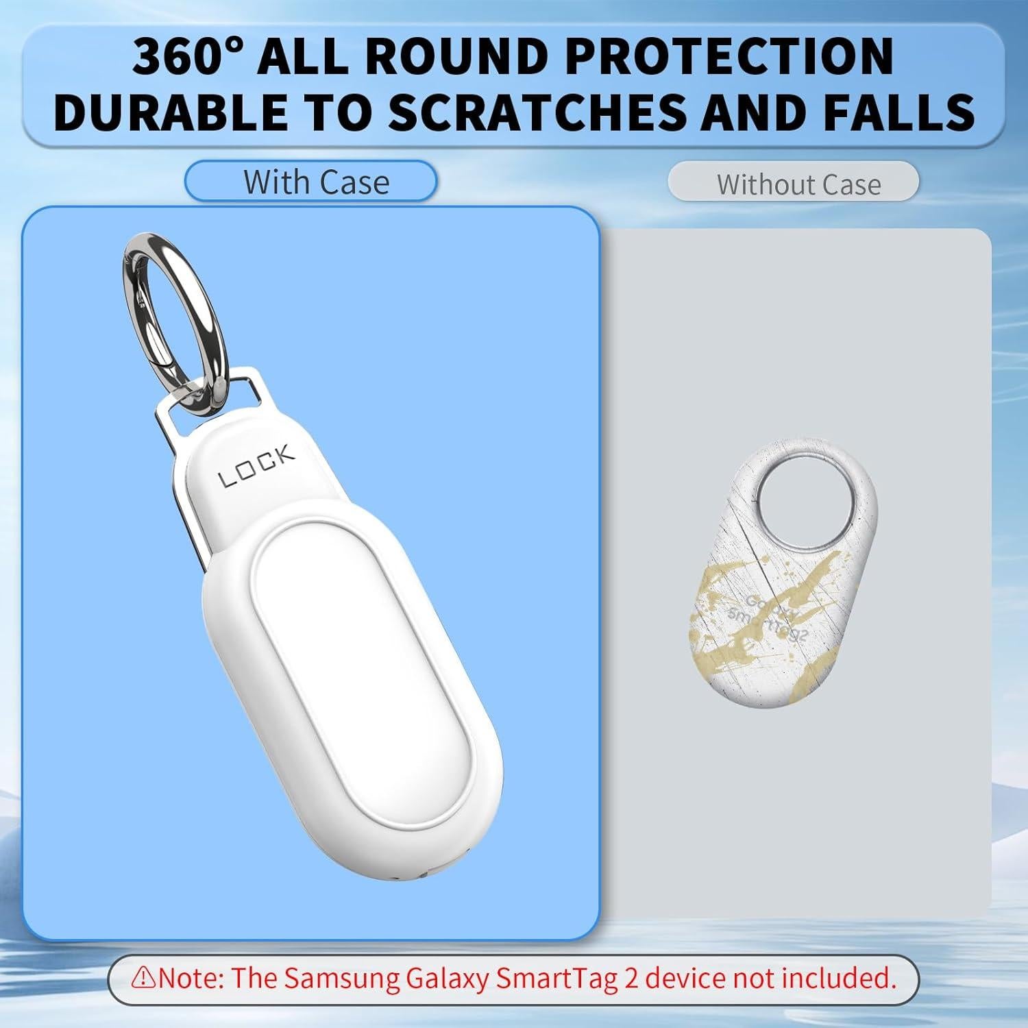 Estuche impermeable Wacanc para Samsung Galaxy SmartTag 2