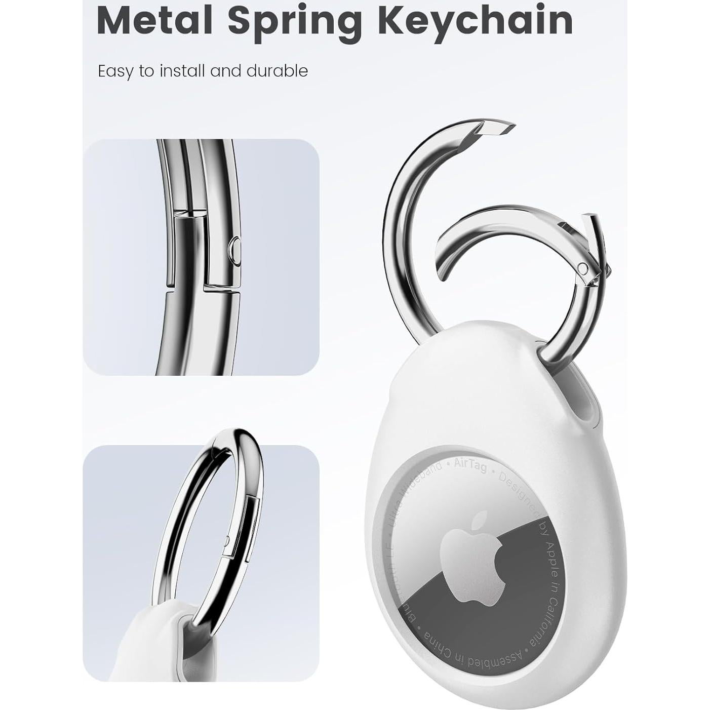 4 Fundas Soporte Airtag Pnitri Antideslizantes y Resistentes