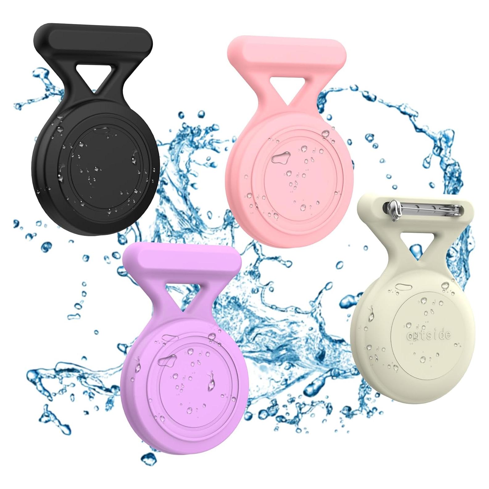 Paquete de 4 Soportes Impermeables para Airtag AGENTNANO