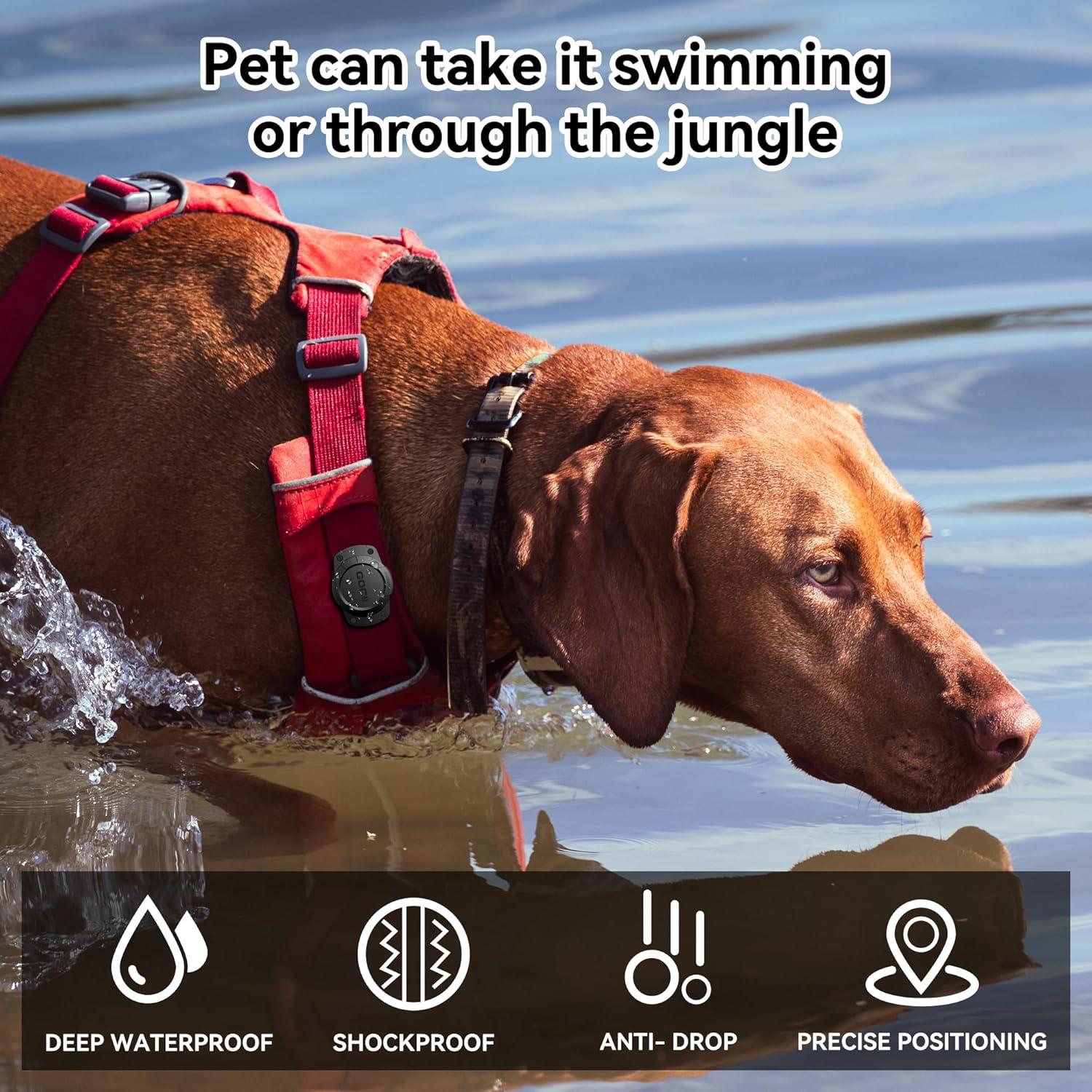 Soporte para Collar de Perro GOCII Airtag Impermeable 2 Pack