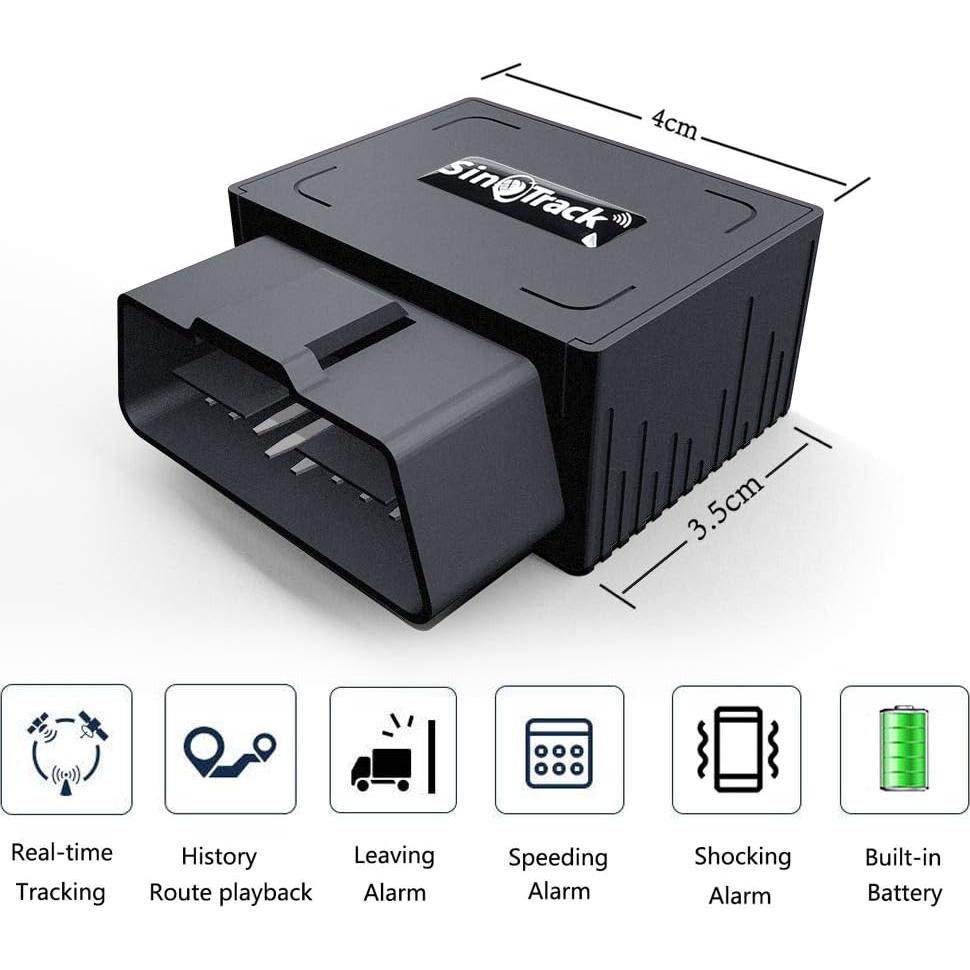 Rastreador GPS OBD SinoTrack ST-902L 4G Sin Cuota Mensual