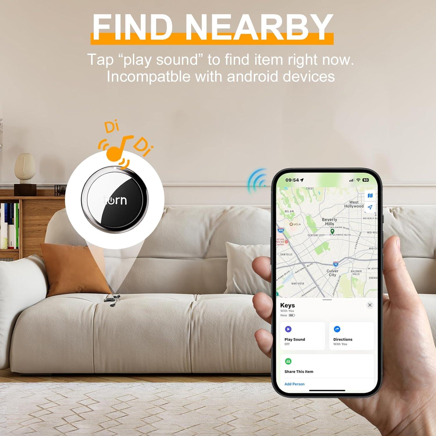Etiquetas Rastreador Bluetooth Air para Apple Buscar Mi - 2Pack