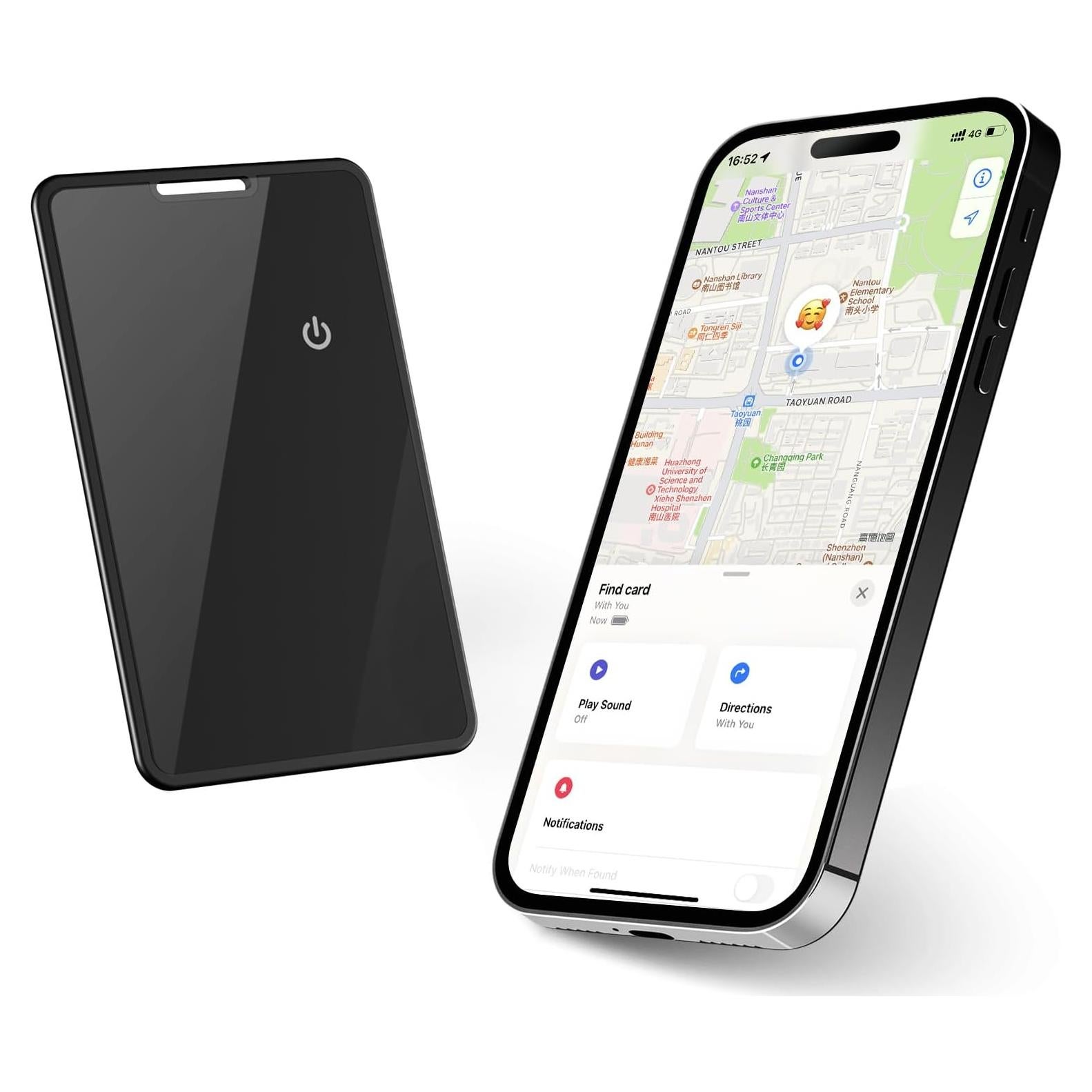 Localizador de Cartera ZGAGFZ GPS Recargable Impermeable