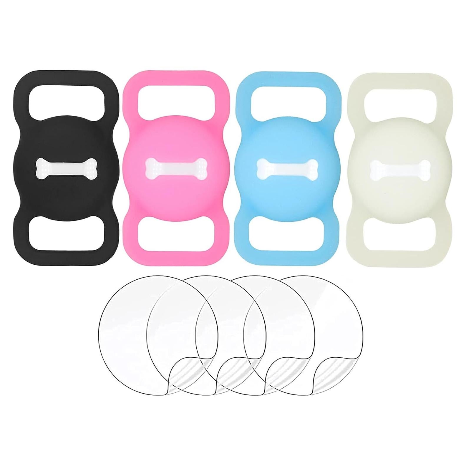 Funda Protectora Silicona para Apple Tag 4 Pack Colores