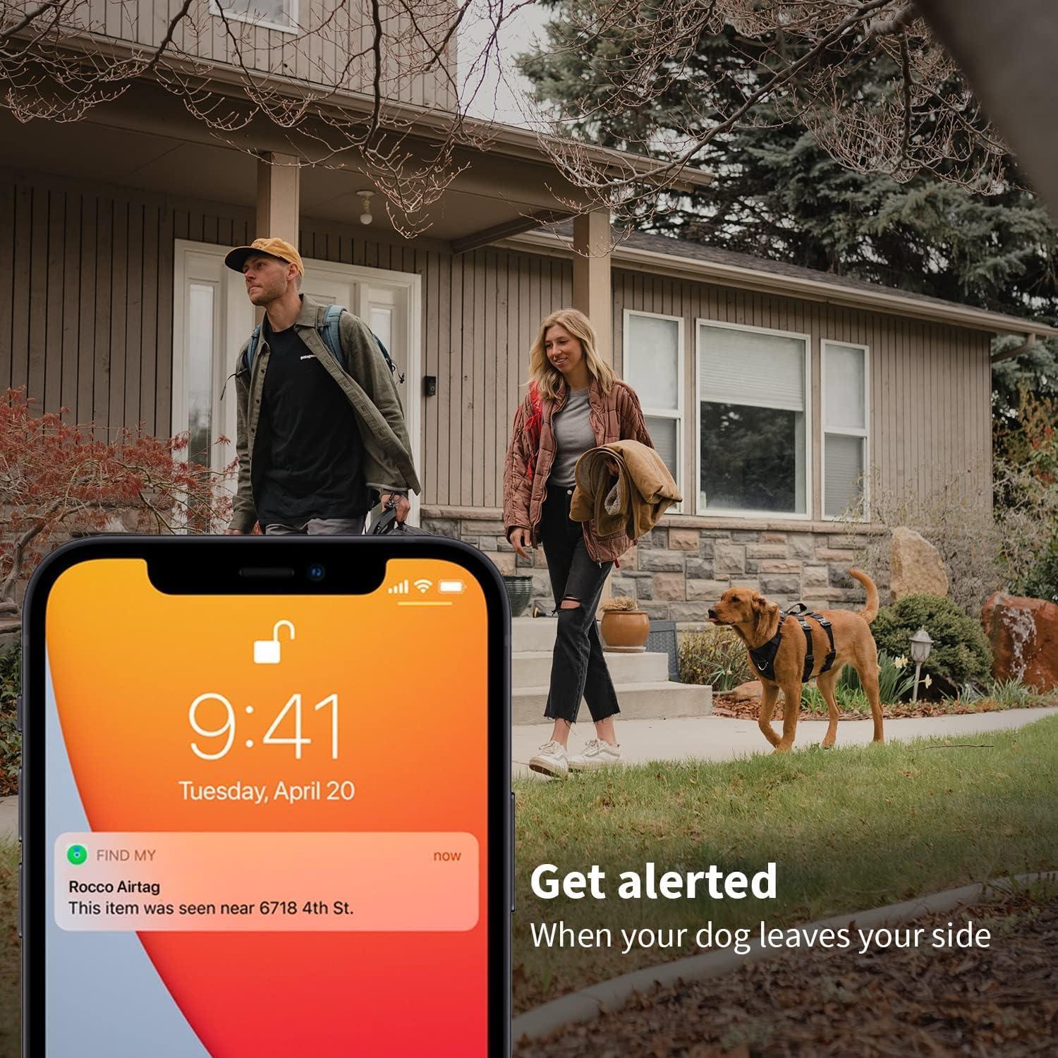 Soporte para Collar de Perro SÄKER AirTag Impermeable IP68