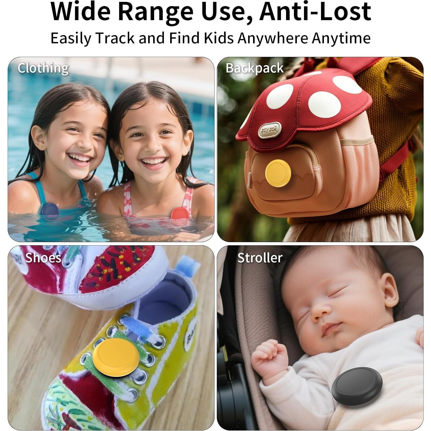 Soporte Oculto para AirTag HATALKIN Niños Impermeable