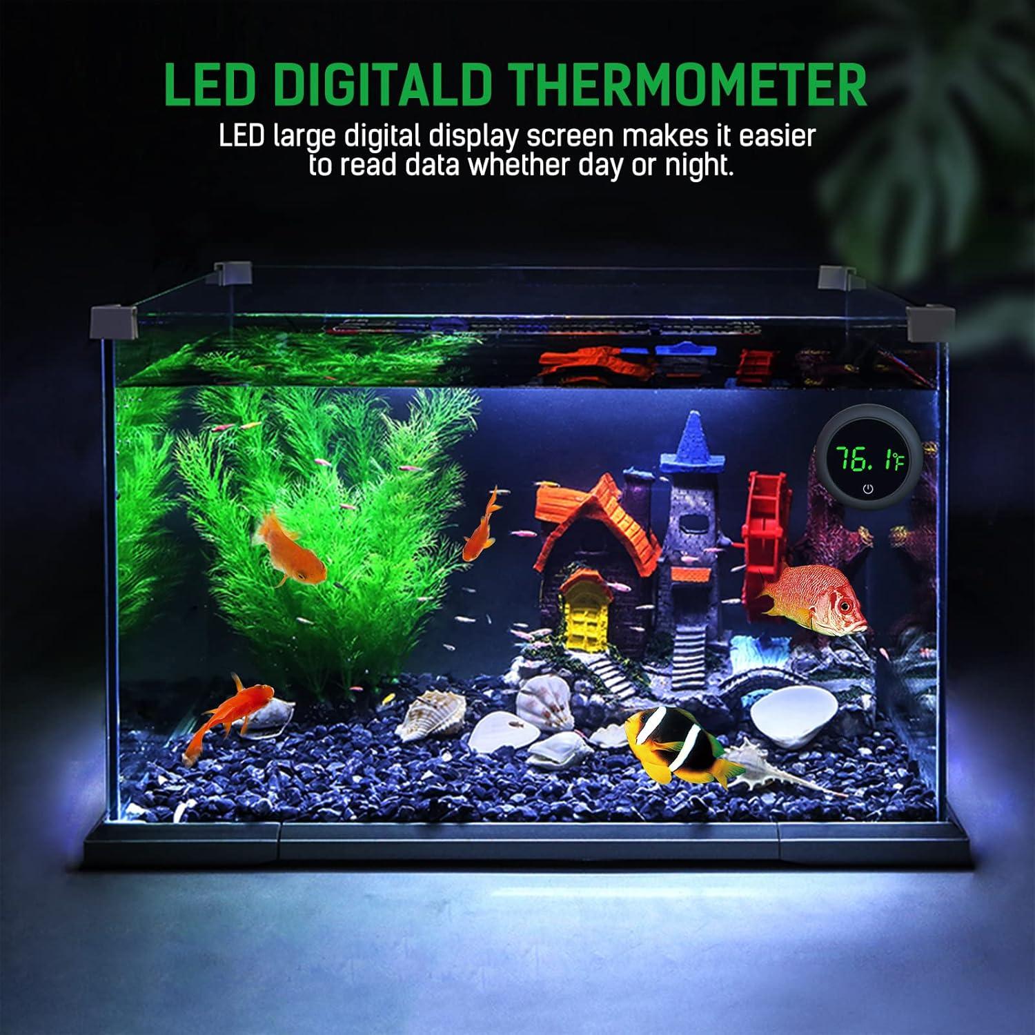 Termómetro Digital para Acuario PAIZOO con Pantalla LED 0-60°C
