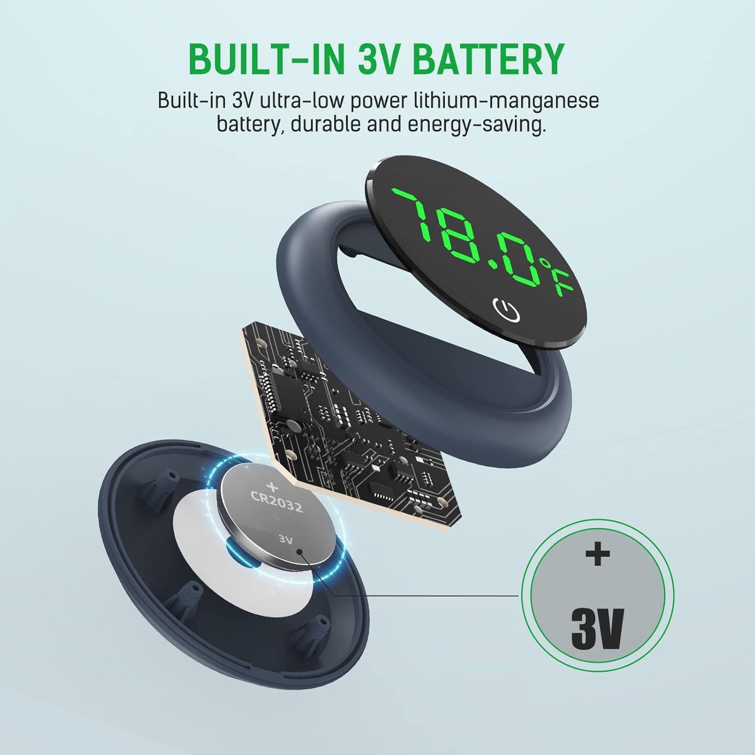 Termómetro Digital para Acuario PAIZOO con Pantalla LED 0-60°C