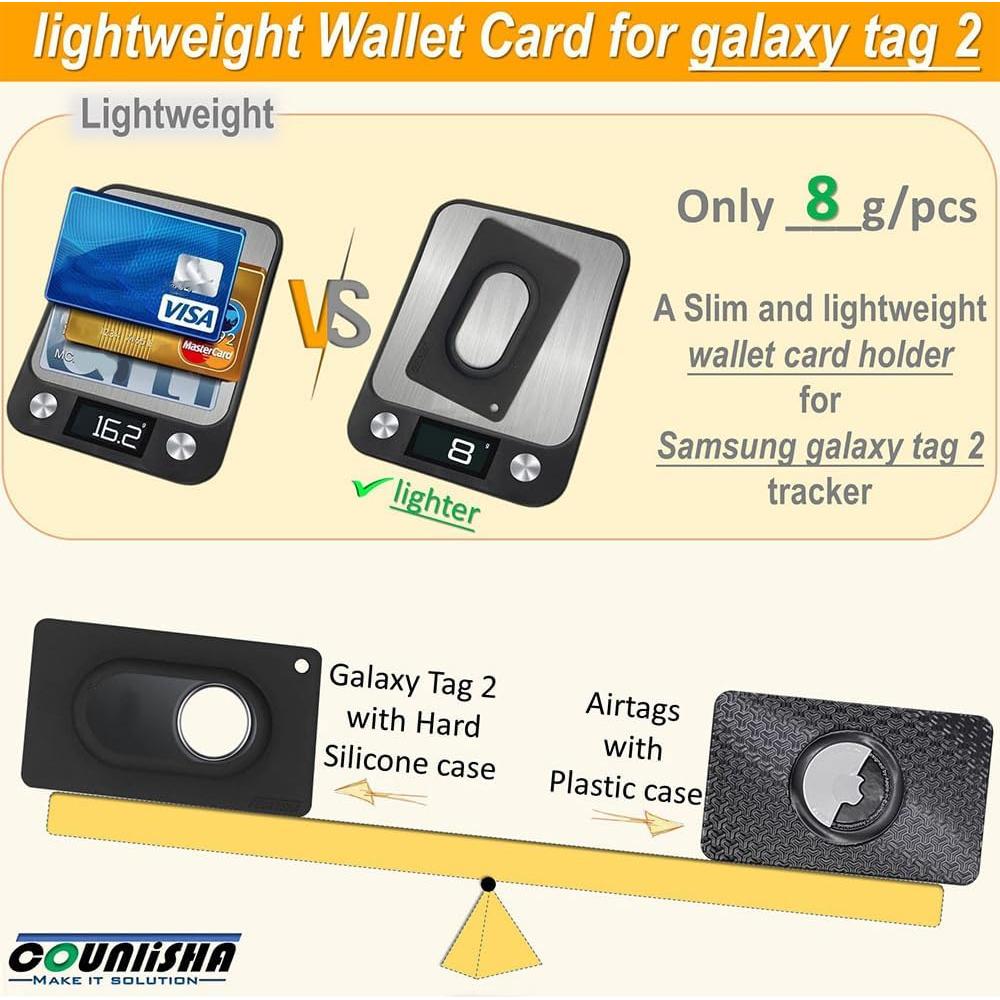 2 Fundas de Silicona para Galaxy Tag2 Counlisha - Negro