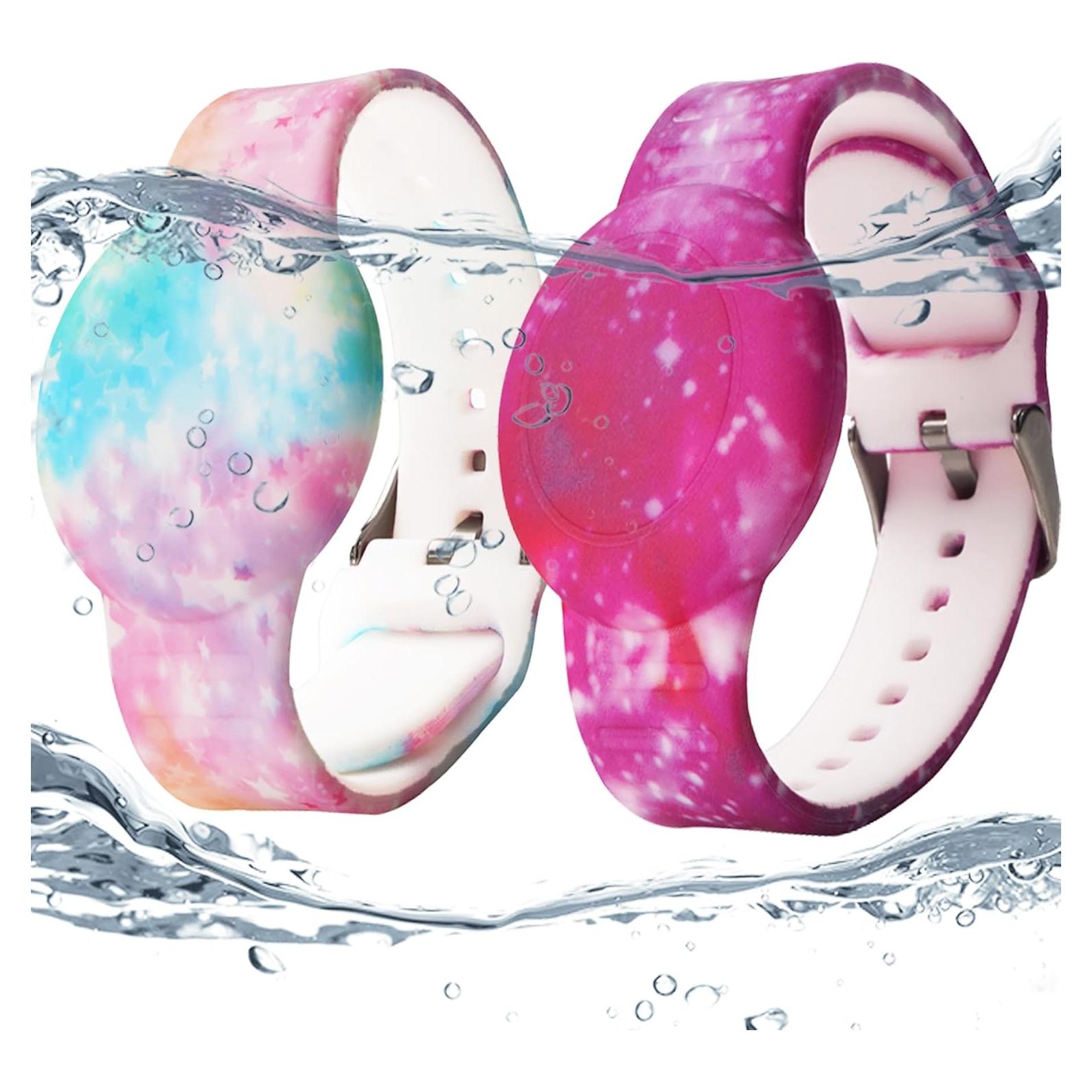 Paquete de 2 pulseras impermeables KAHADI para AirTag