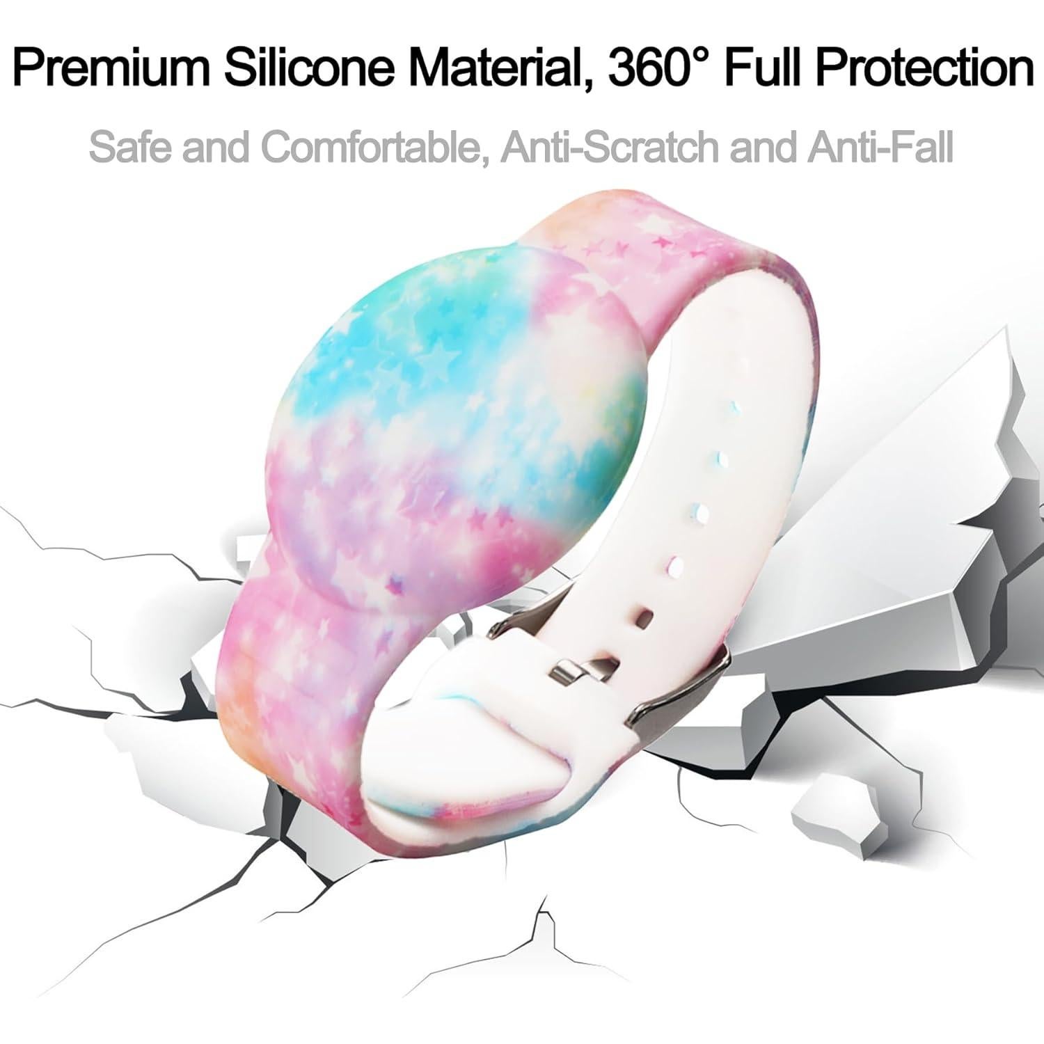 Paquete de 2 pulseras impermeables KAHADI para AirTag