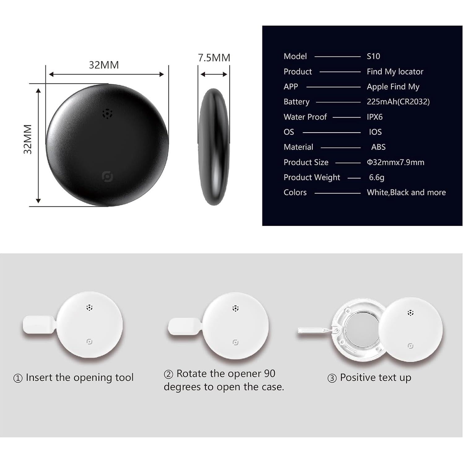 Rastreador Inteligente JWX-Finders - Compacto y Resistente al Agua