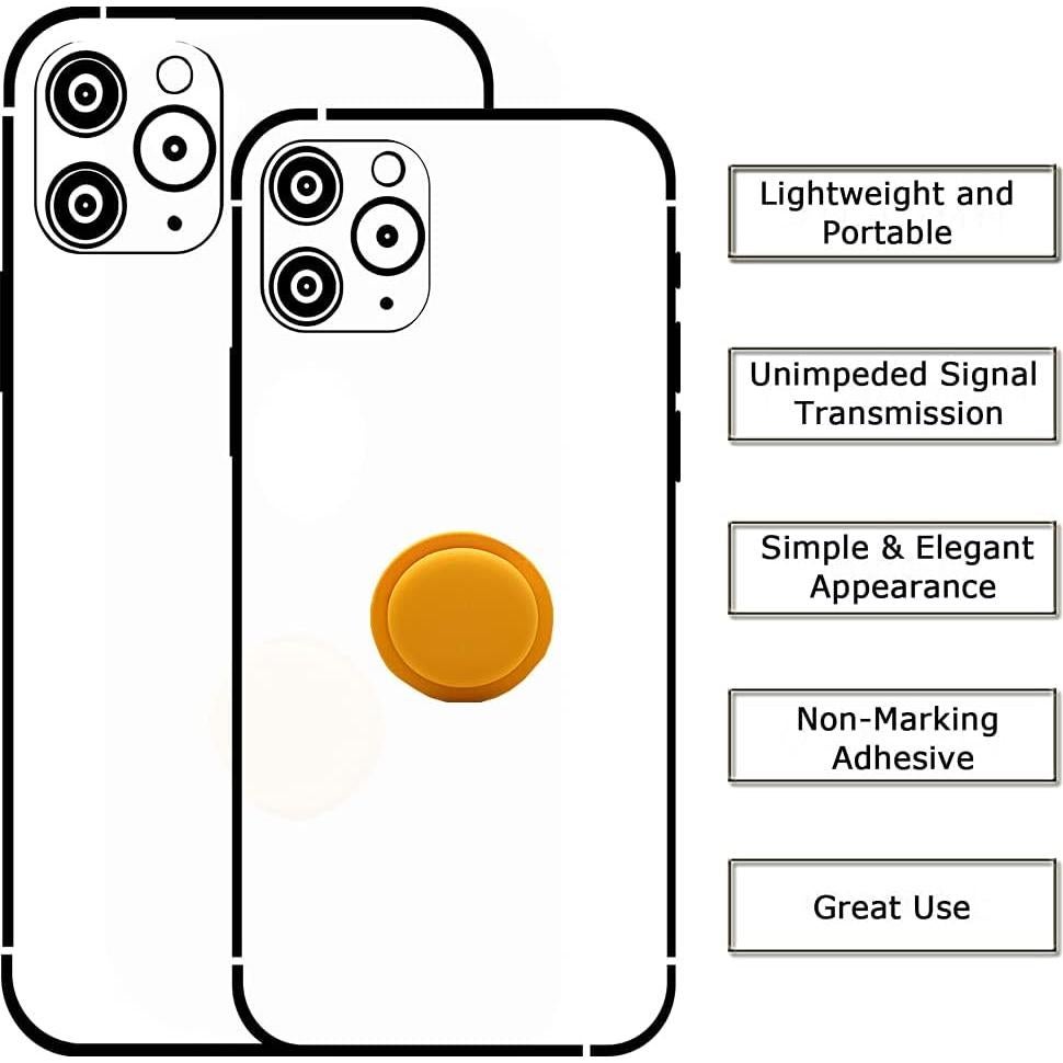 Funda de Silicona para Apple AirTag - Pack de 4 Negros