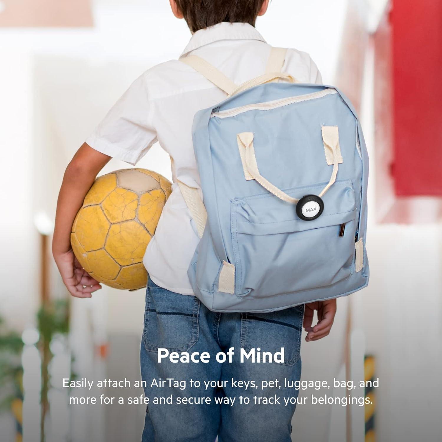 Funda Segura Belkin para Apple AirTag con Clip Negro