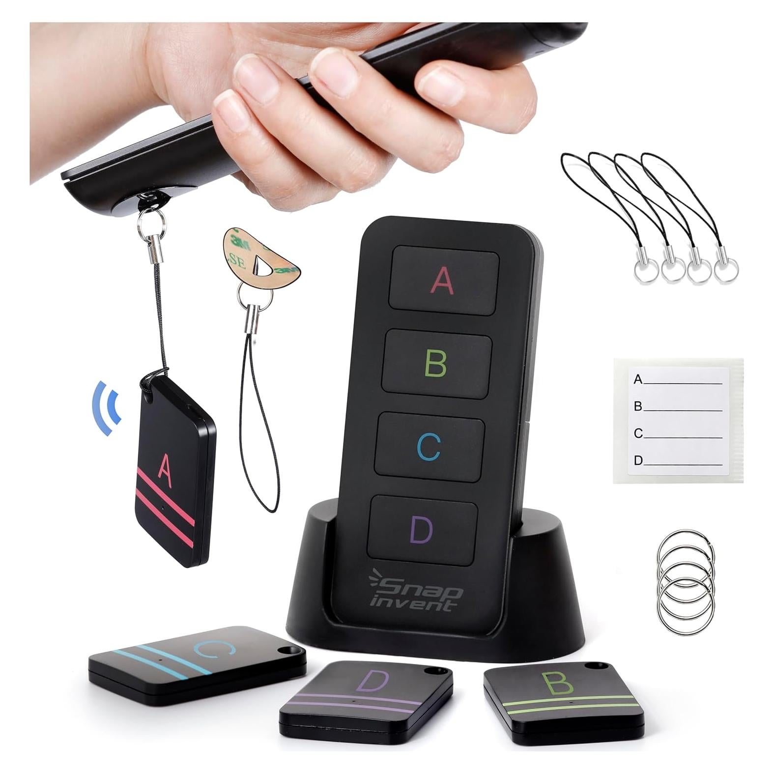 Localizador de Llaves Inalámbrico Snapinvent - 4 Piezas