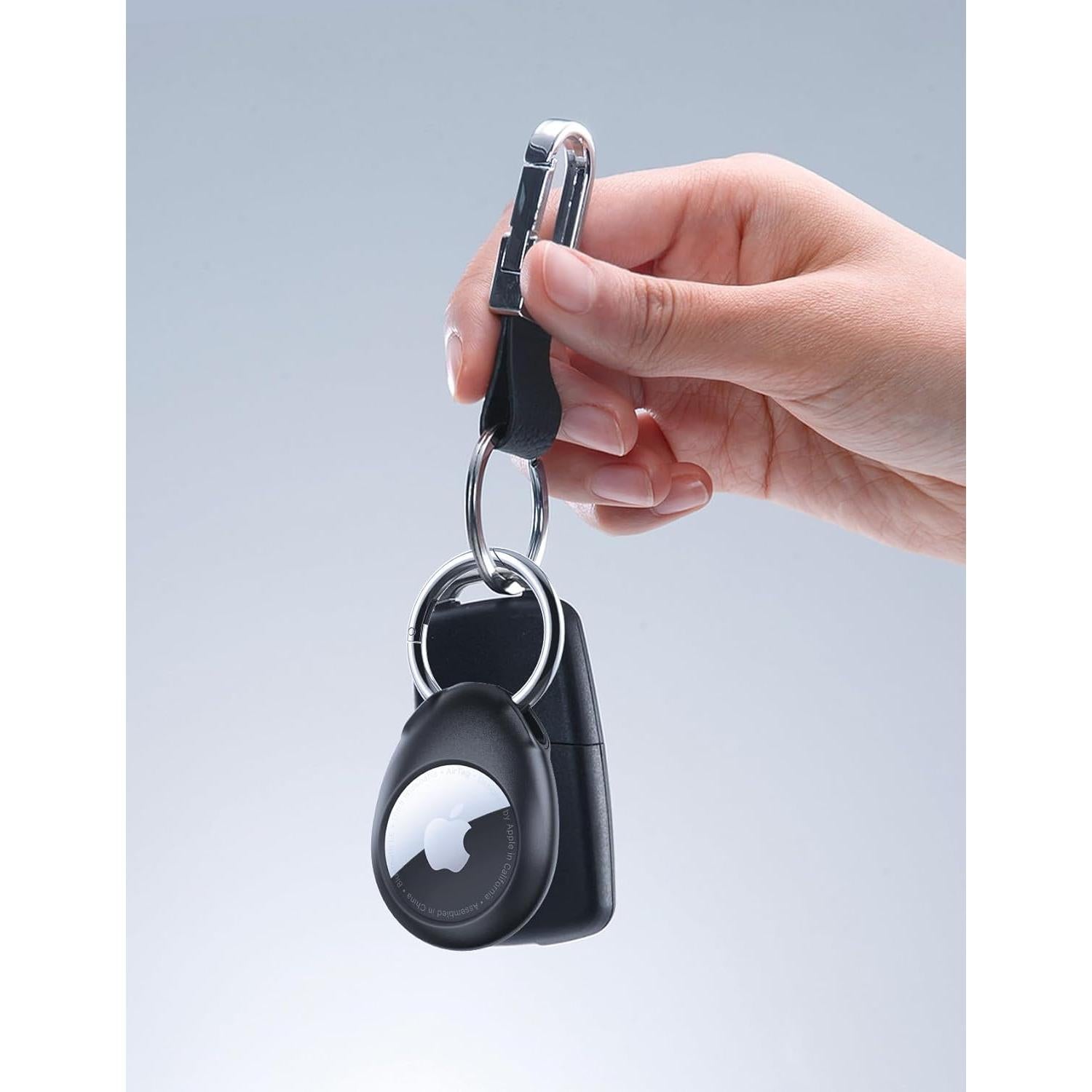 Soporte Airtag Pnitri Paquete de 4 Funda Antideslizante