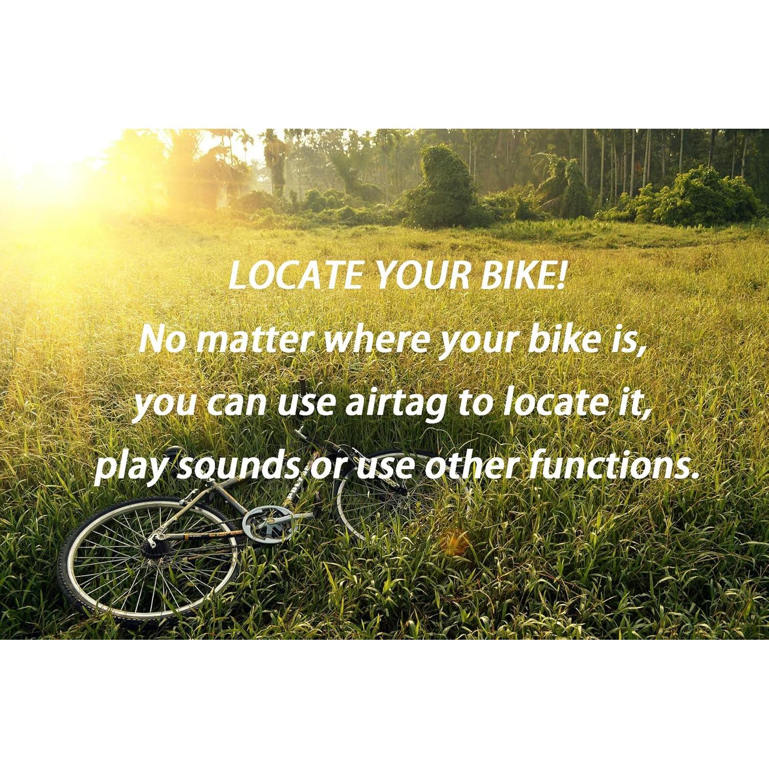 Soporte para bicicleta Anmuka AirTag oculto a prueba de agua