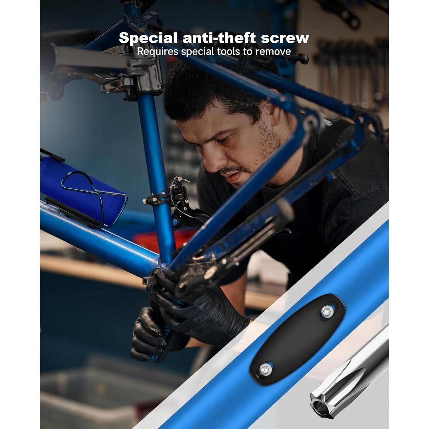 Rastreador de Bicicleta eirix con Apple Find My Impermeable