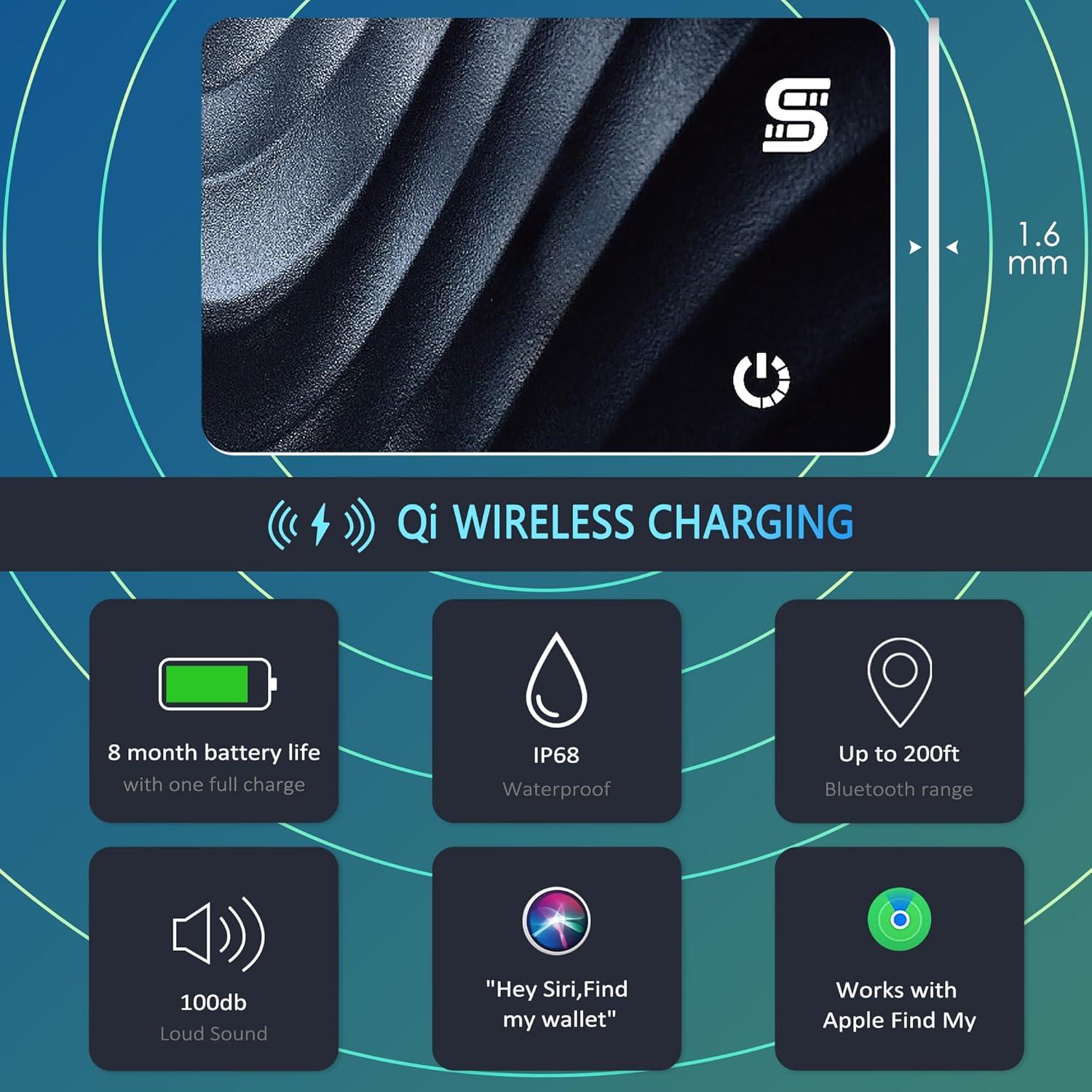 Rastreador Bluetooth Seinxon Elite Slim Carga Inalámbrica IP68