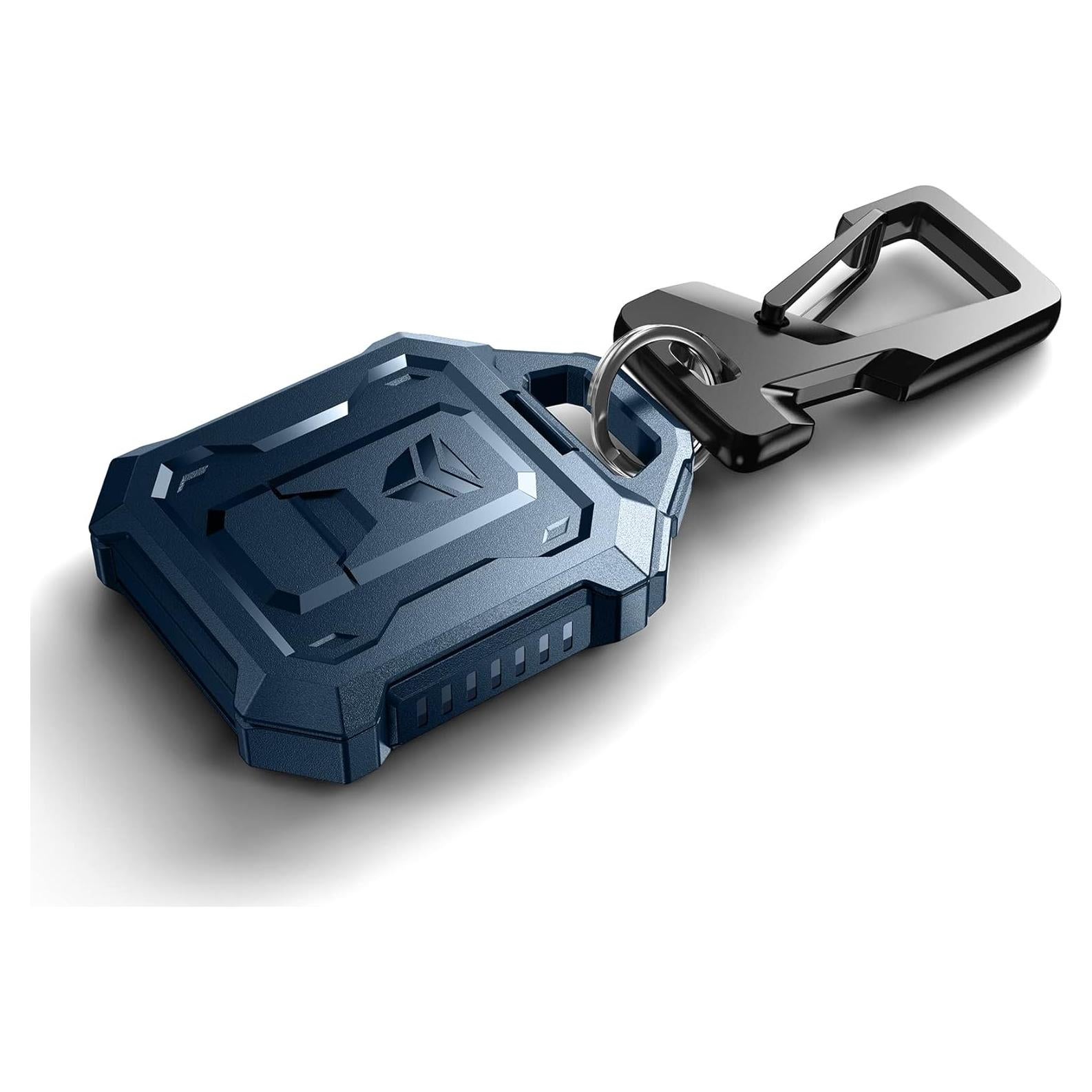 Funda protectora Dexnor para AirTag azul a prueba de golpes