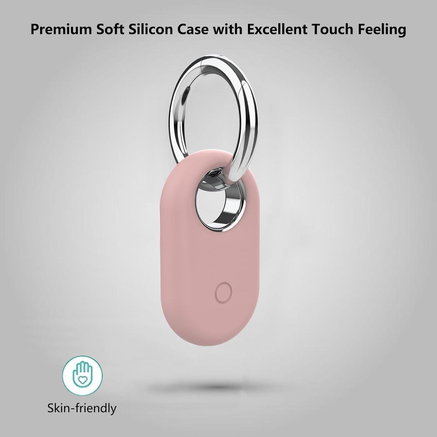 Funda de Silicona para Samsung Galaxy SmartTag2 - 2 Piezas Azul/Rosa