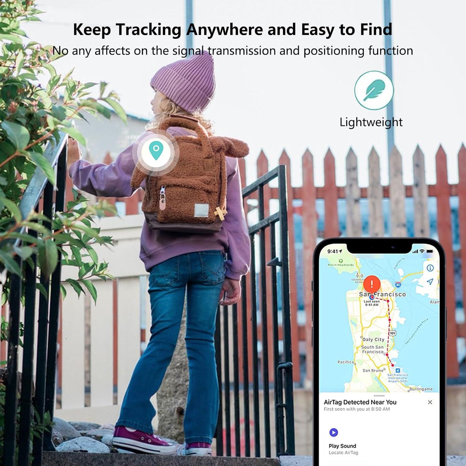 Funda de Silicona para Samsung Galaxy SmartTag2 - 2 Piezas Azul/Rosa